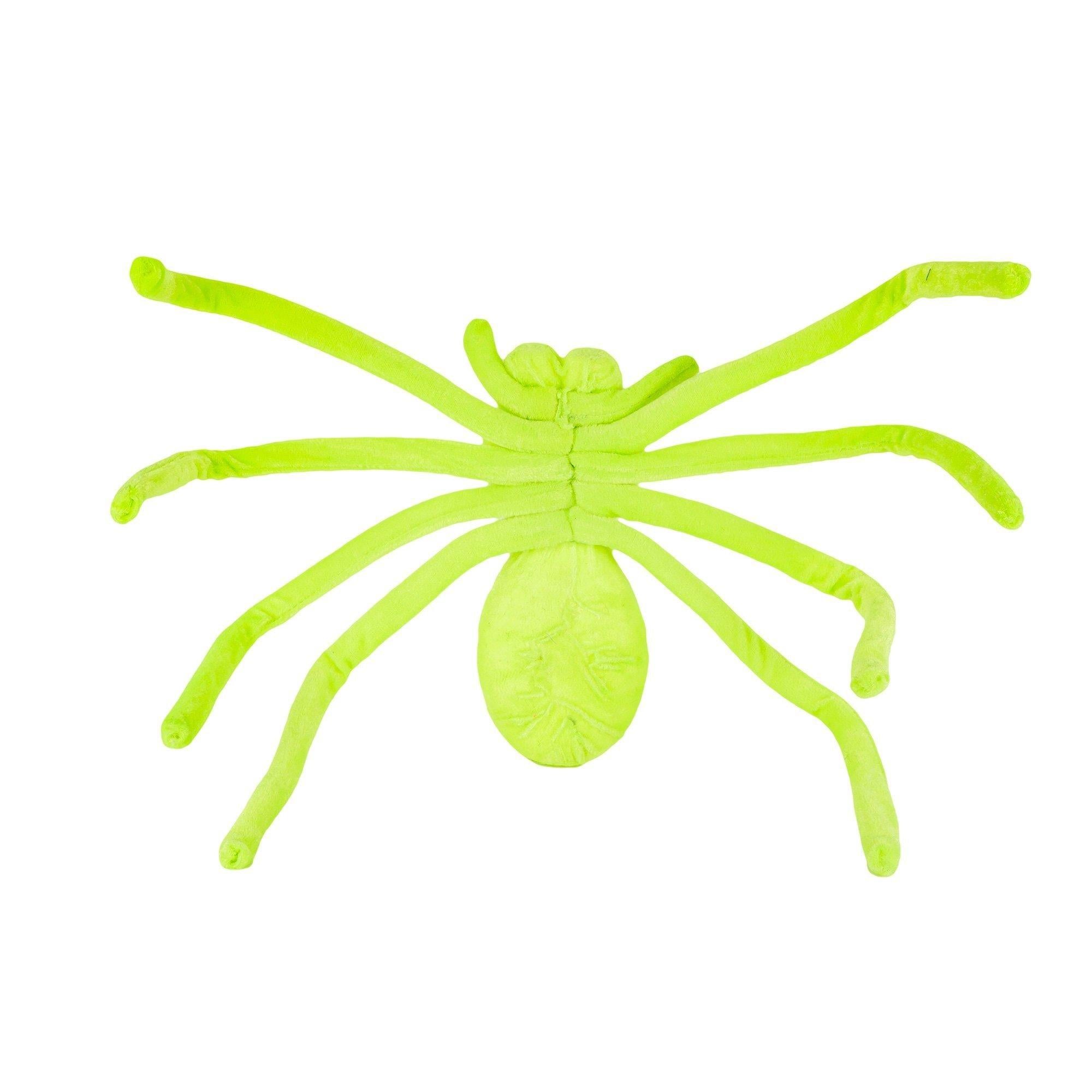 Neon Black Light Reactive Fabric Spider. 22.8in. Assorted Colors - Image 13