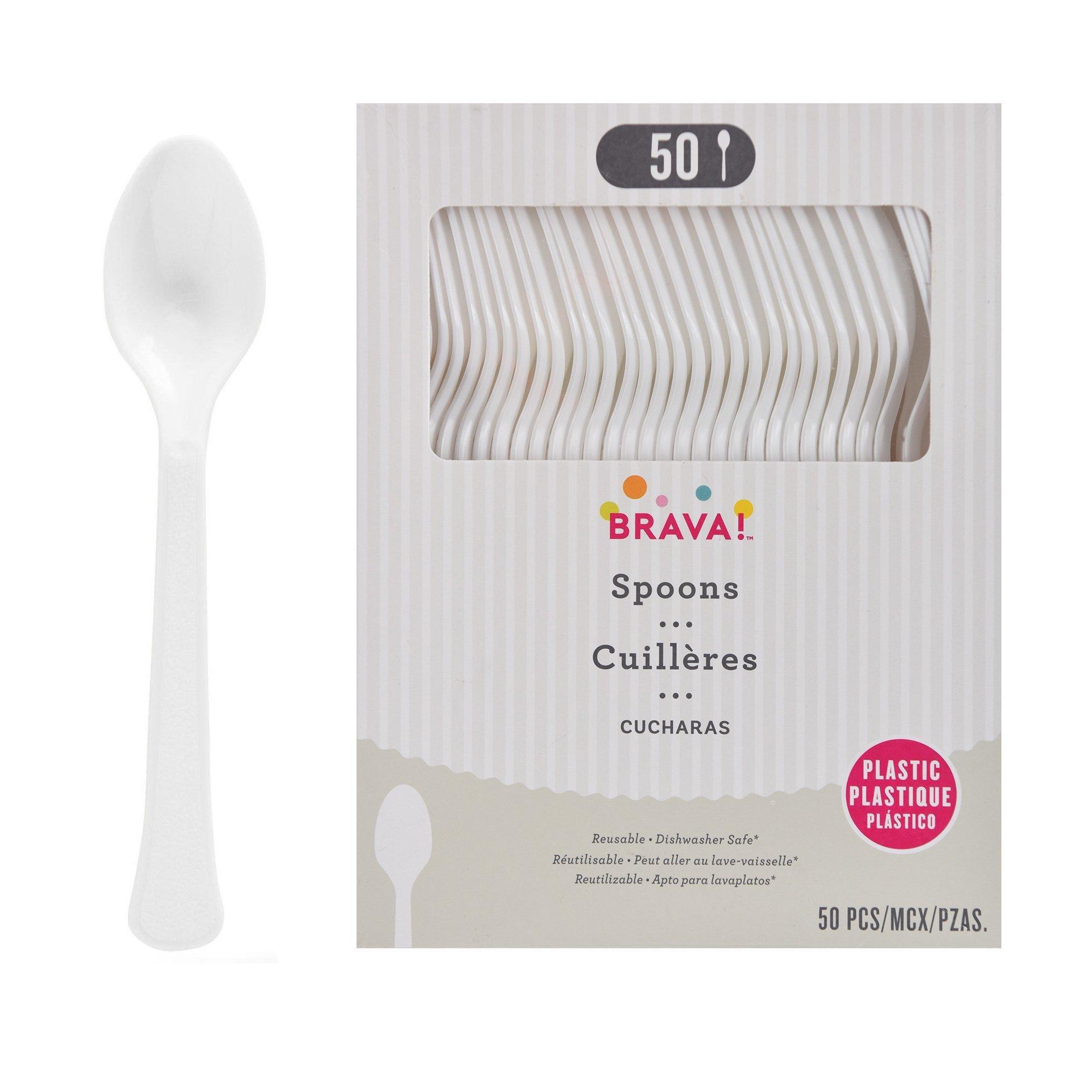 Plastic Spoons. Assorted Colors - Image 17