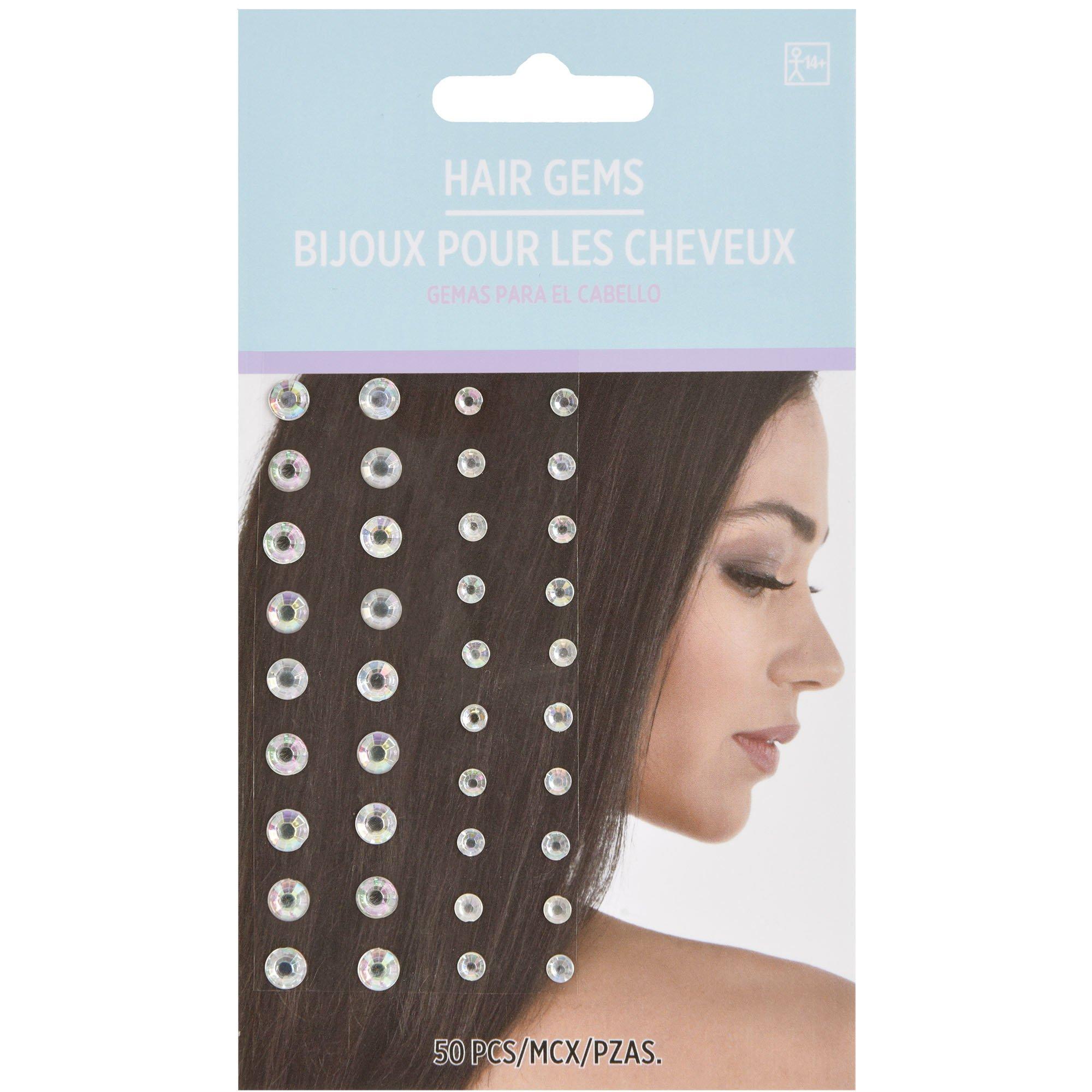 Hair Gems. 50pc. Assorted Colors - Image 5