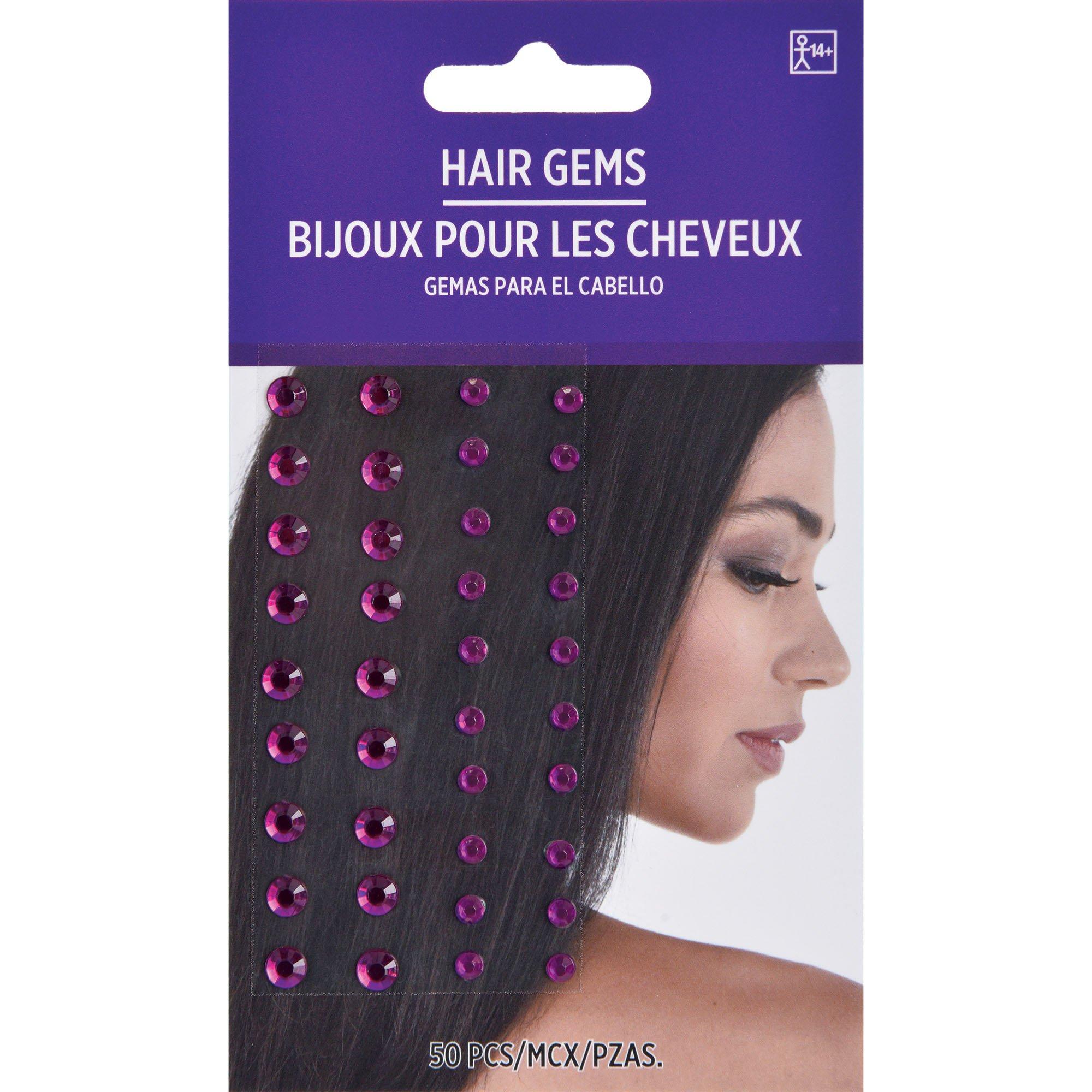 Hair Gems. 50pc. Assorted Colors - Image 6