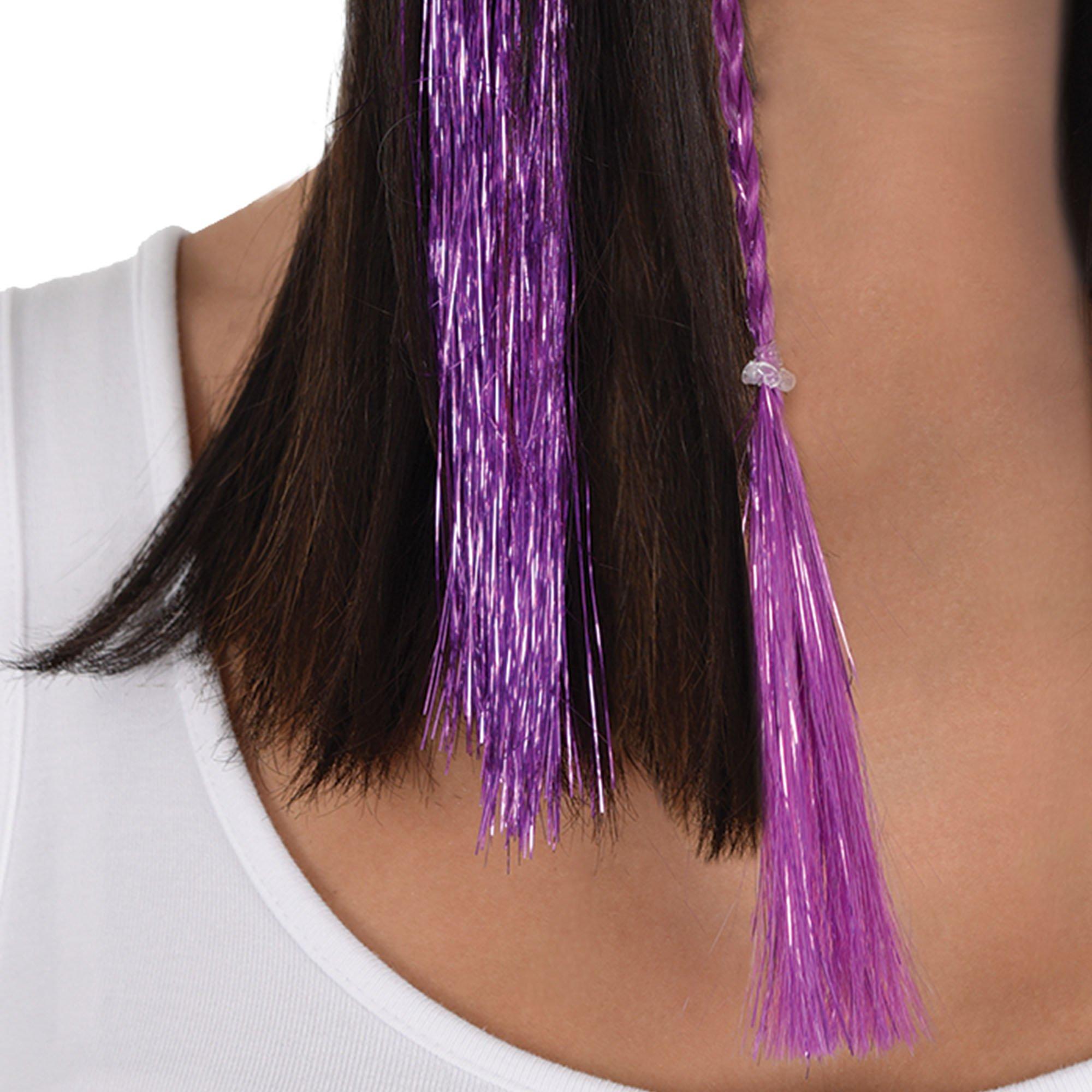Tinsel Hair Extensions. 3pc. Assorted Colors - Image 11