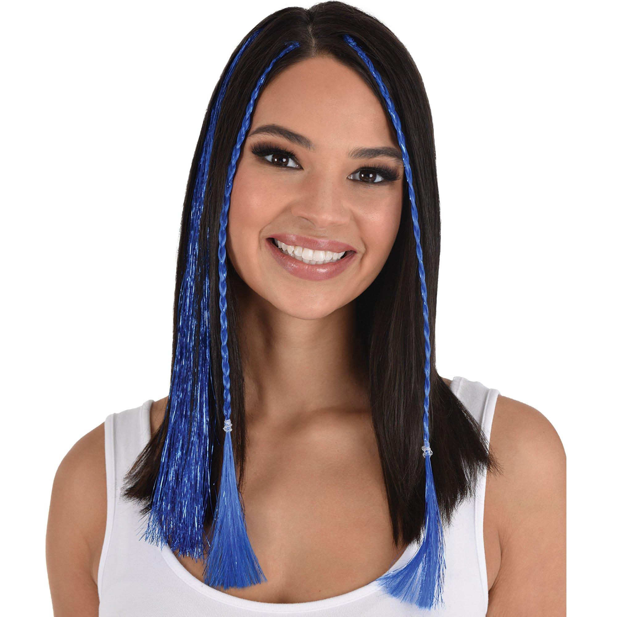 Tinsel Hair Extensions. 3pc. Assorted Colors - Image 16