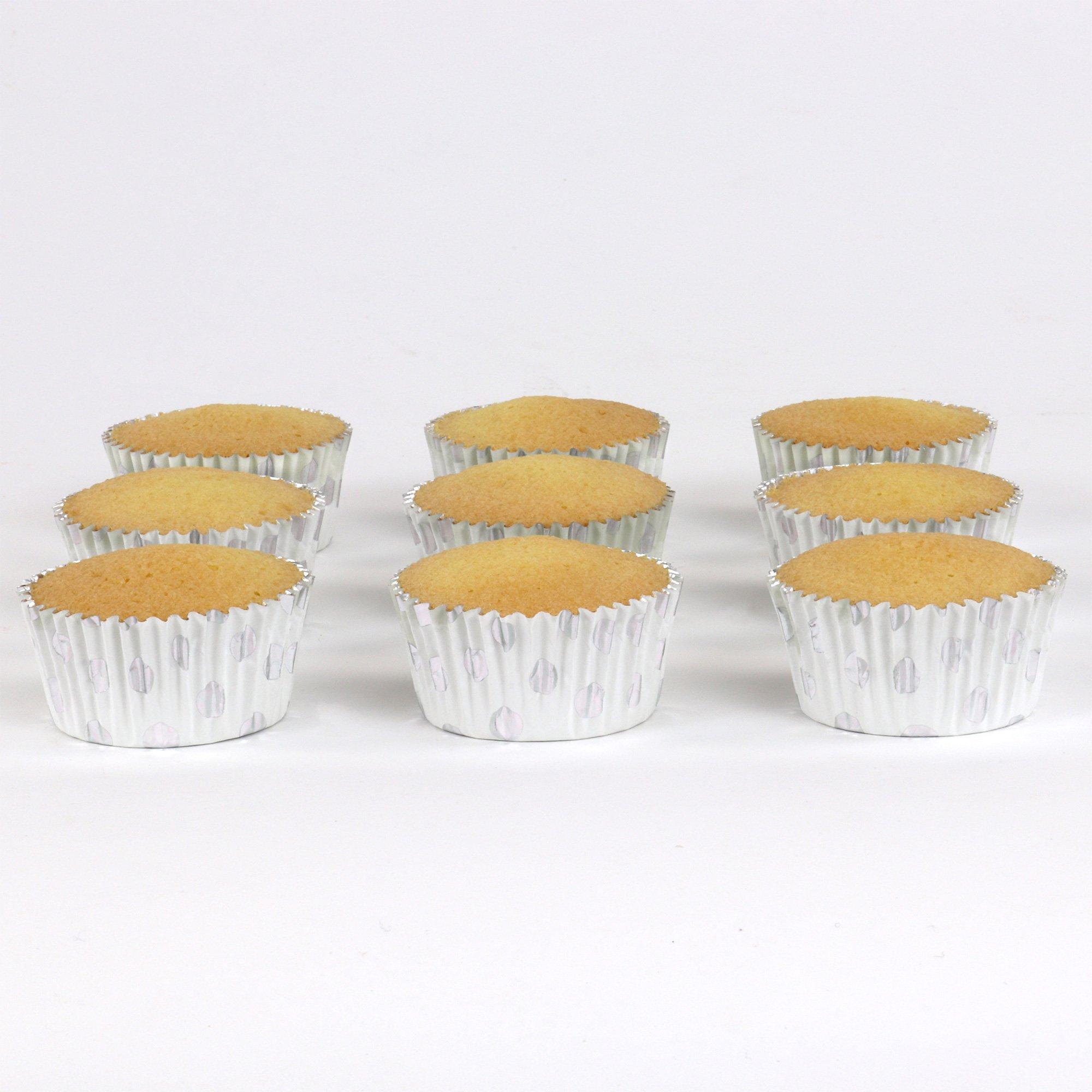 PME Polka Dot Foil-Lined Cupcake Cases. 2in. 30ct. Assorted Colors - Image 7