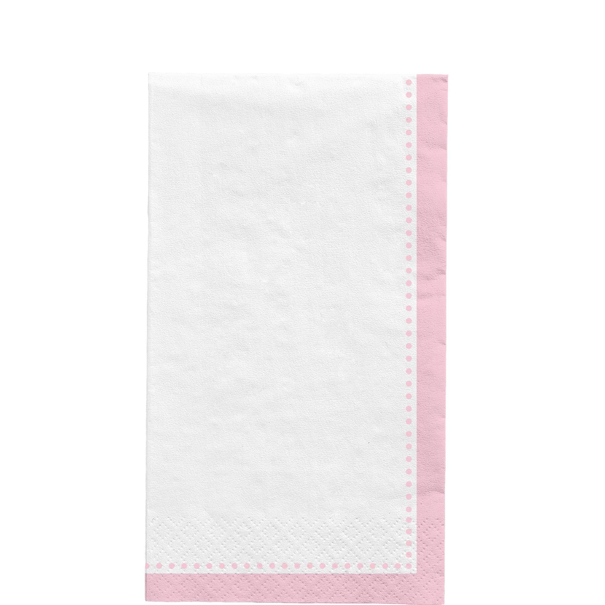 Pink Border Premium Guest Towels. 20ct. Assorted Colors - Image 2
