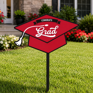 School Spirit Yard Sign. 13.25in x 20in. Assorted Colors