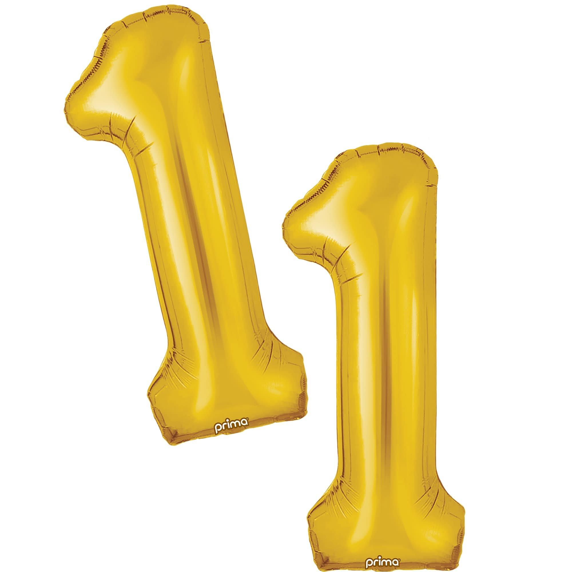 16in Air-Filled Number (0-9) Balloons. 2ct. Assorted Colors - Image 3