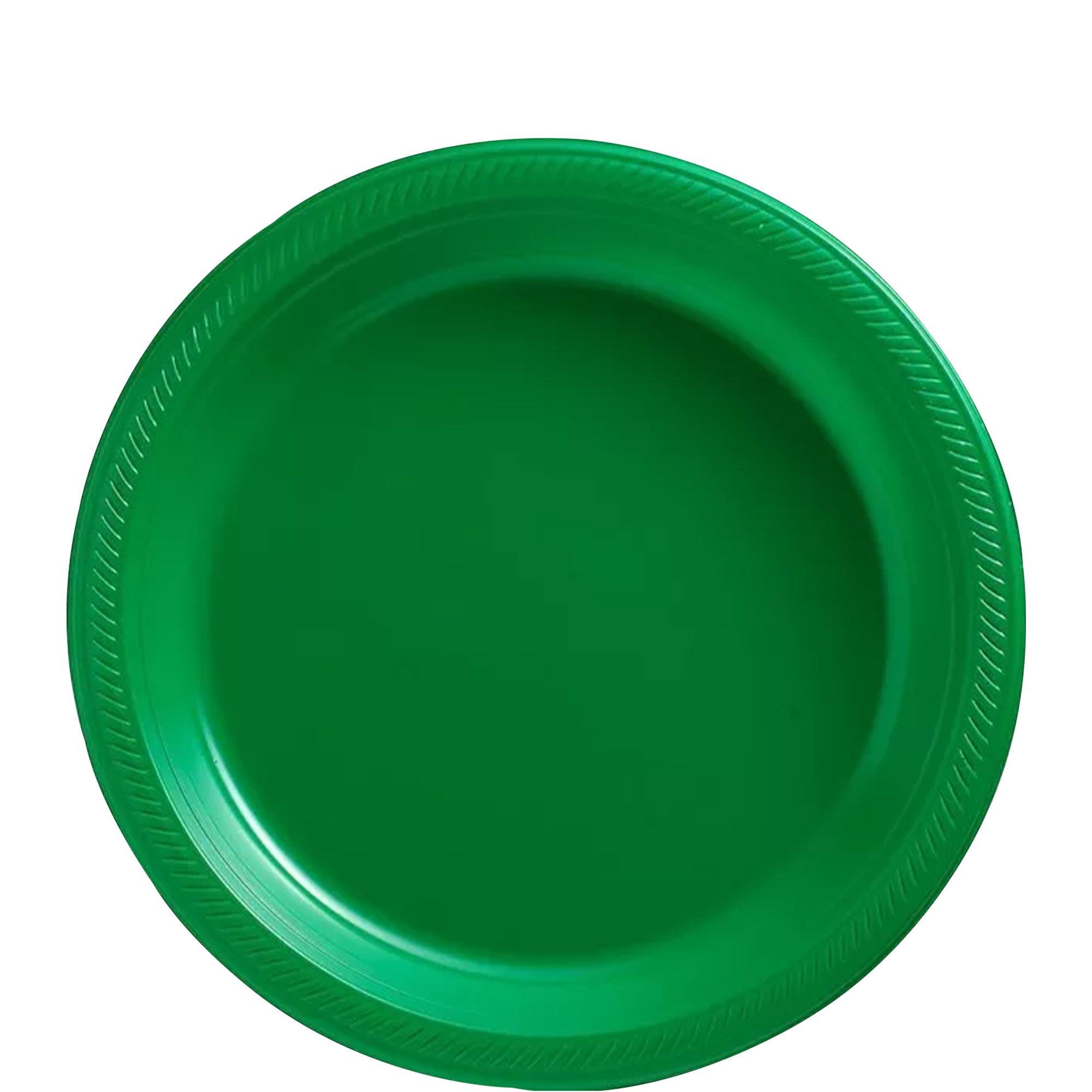 Plastic Dessert Plates. 7in. Assorted Colors. Multiple Counts - Image 15