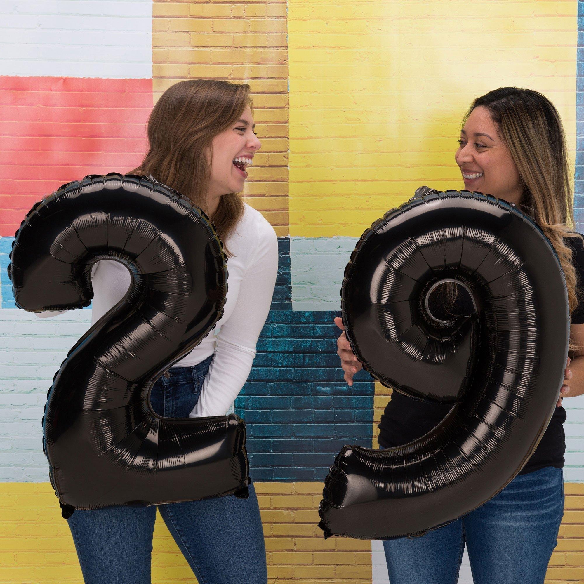 34in Number (0-9) Balloon. Assorted Colors - Image 5
