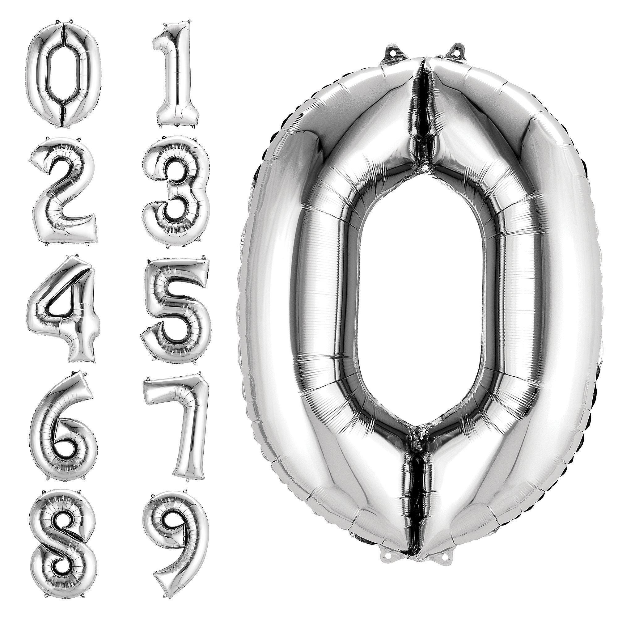 34in Number (0-9) Balloon. Assorted Colors - Image 2
