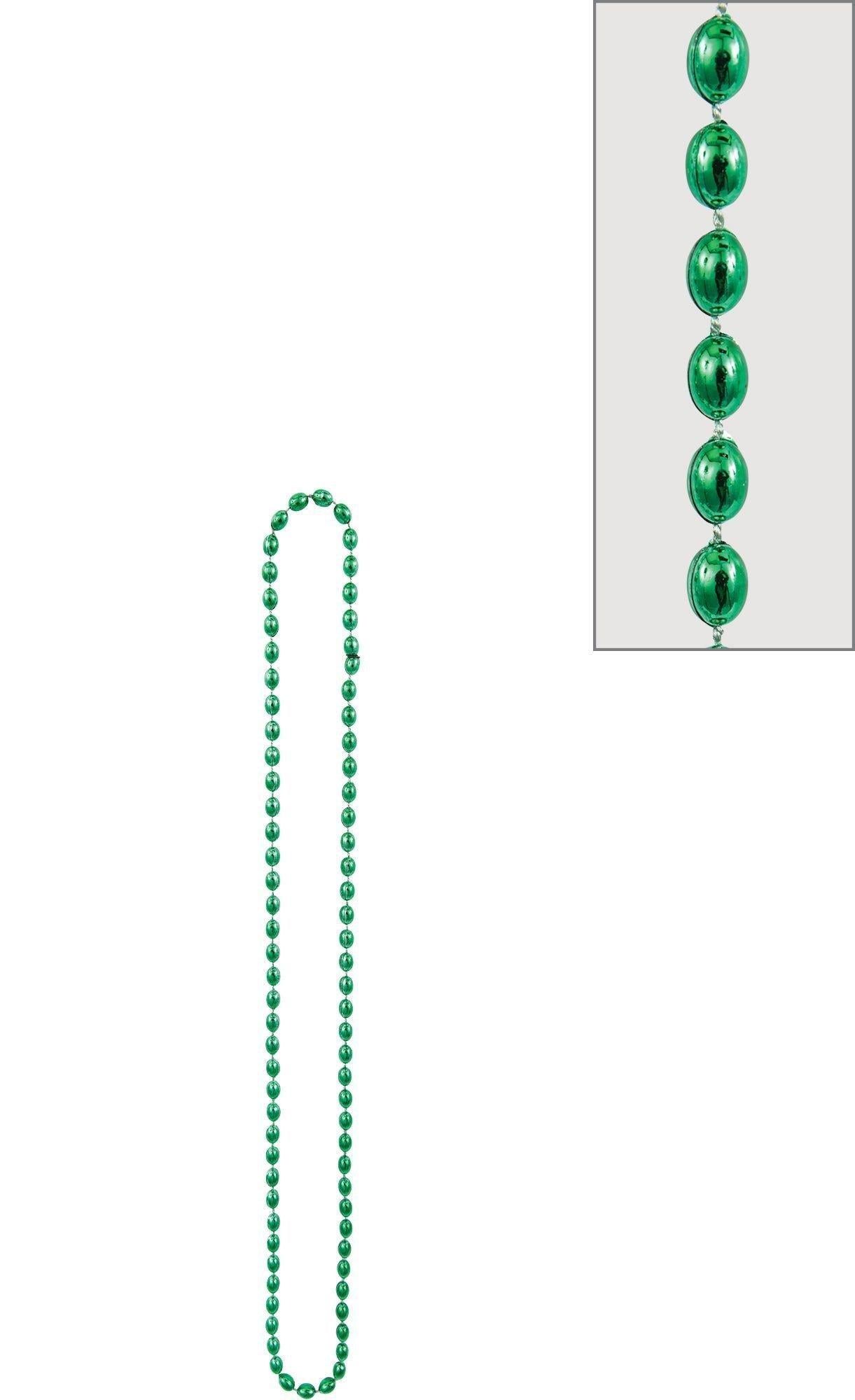 Metallic Bead Necklaces. Assorted Colors. Multiple Counts - Image 5