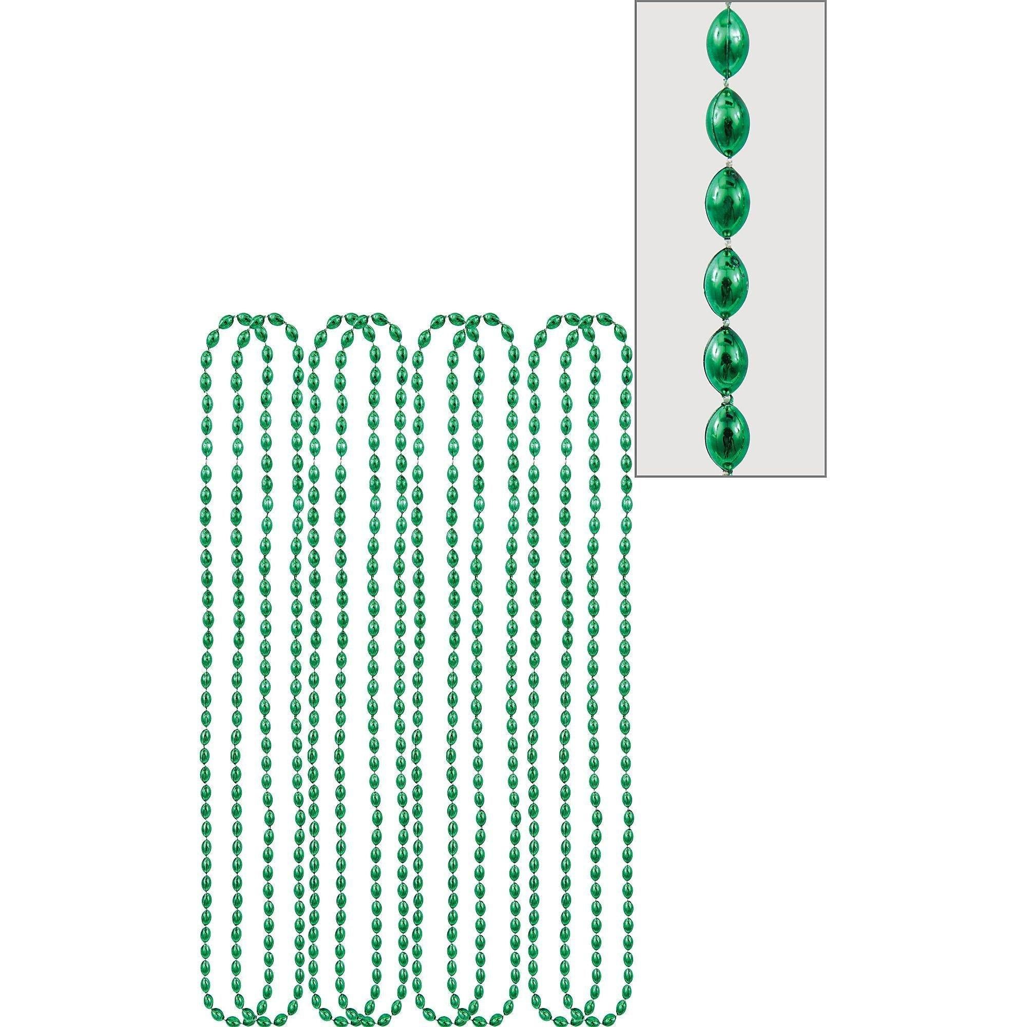 Metallic Bead Necklaces. Assorted Colors. Multiple Counts - Image 7