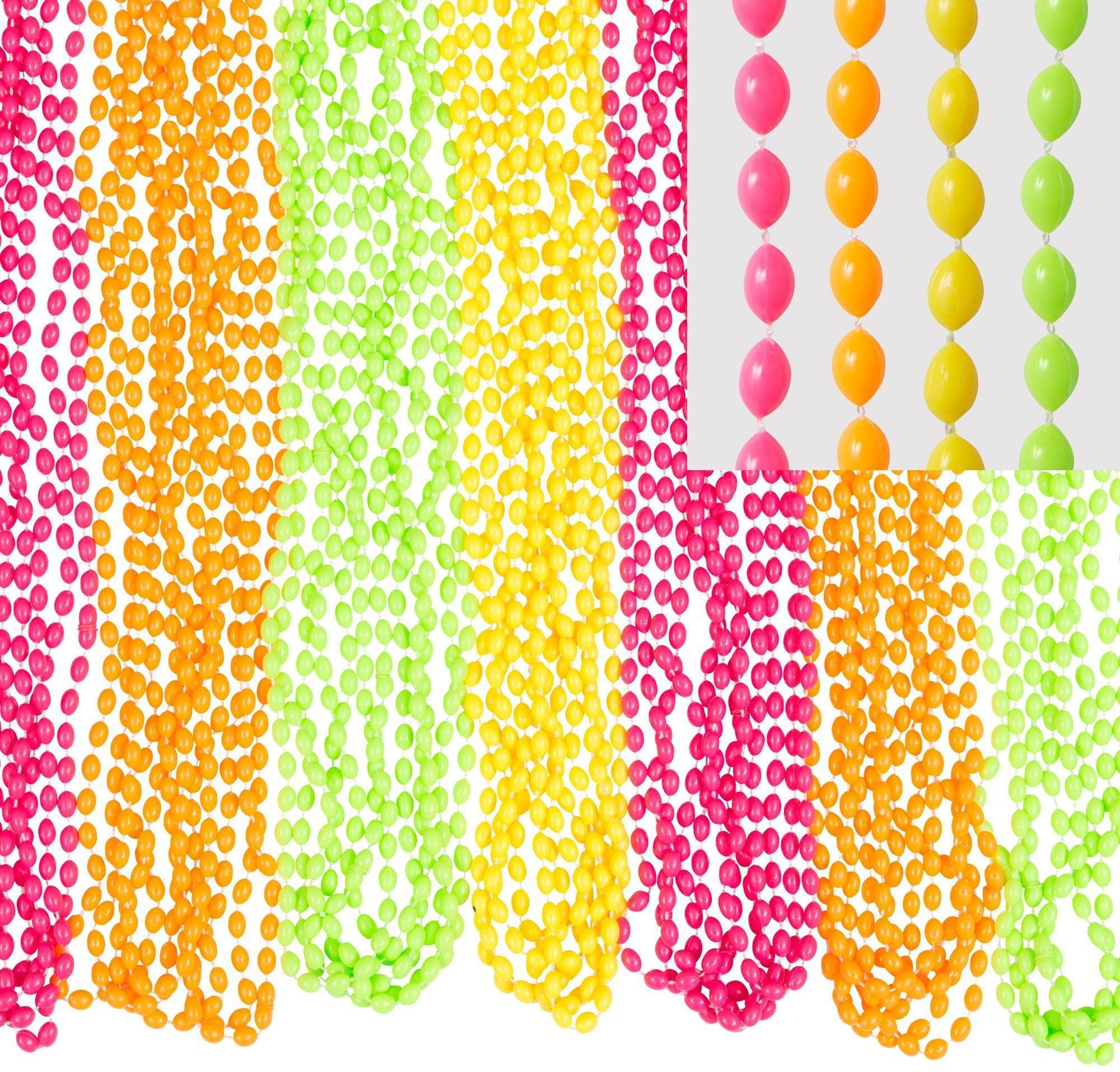 Metallic Bead Necklaces. Assorted Colors. Multiple Counts - Image 11