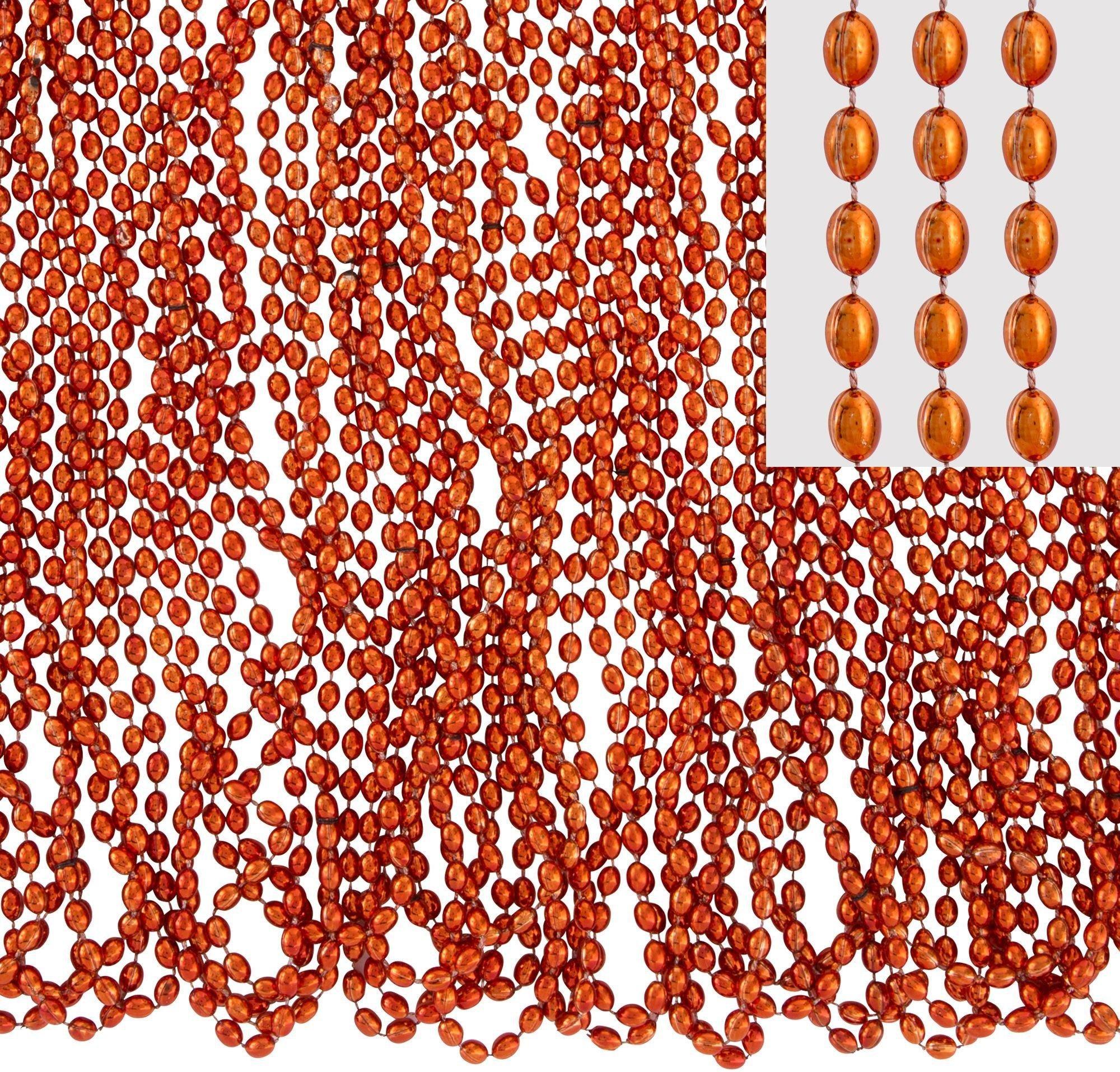Metallic Bead Necklaces. Assorted Colors. Multiple Counts - Image 14