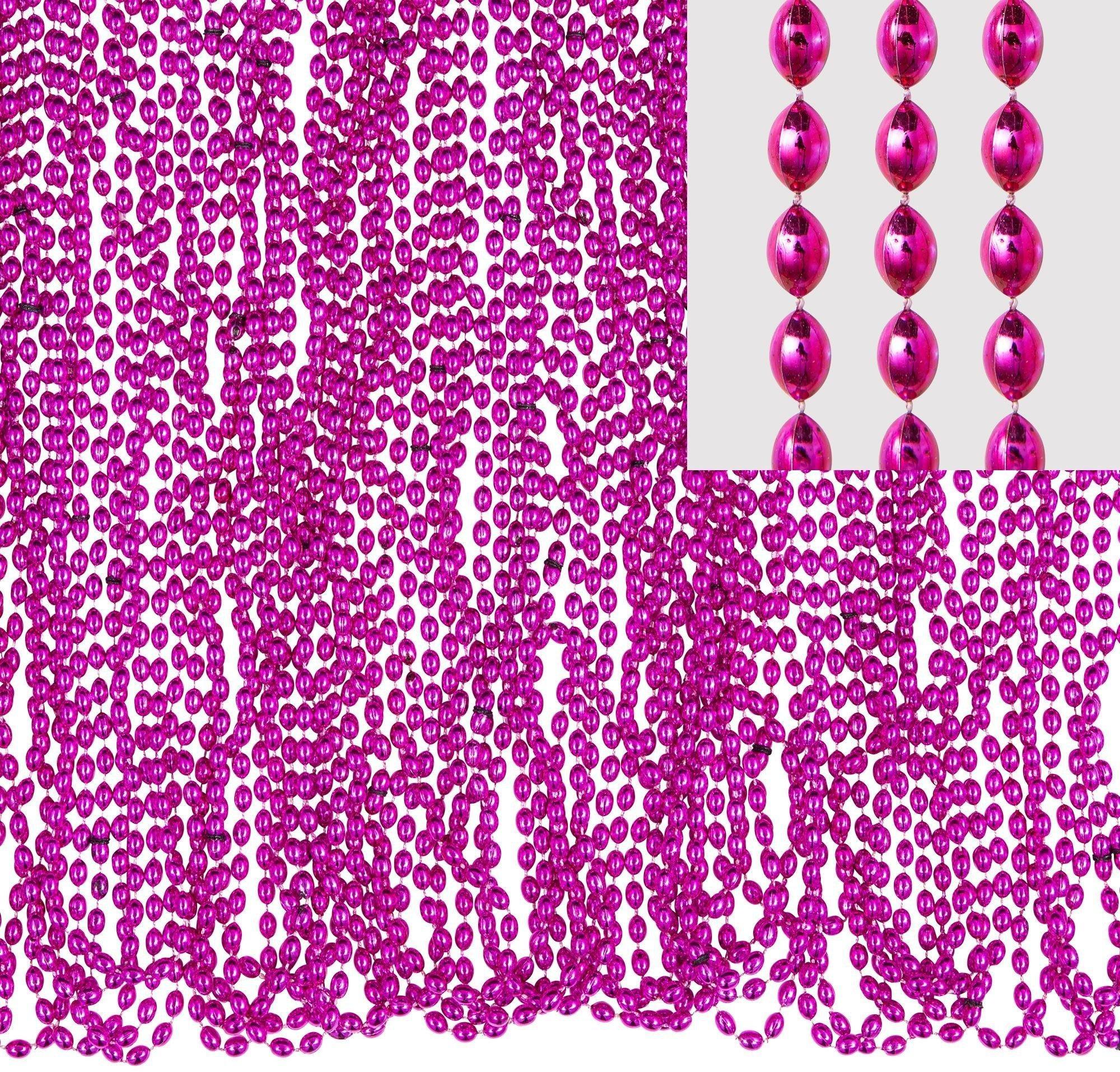 Metallic Bead Necklaces. Assorted Colors. Multiple Counts - Image 17