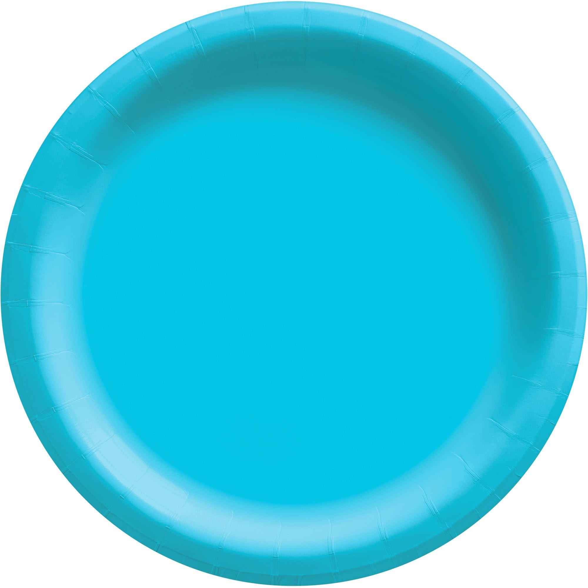 Extra Sturdy Paper Dinner Plates. 10in. Assorted Colors. Multiple Counts - Image 8