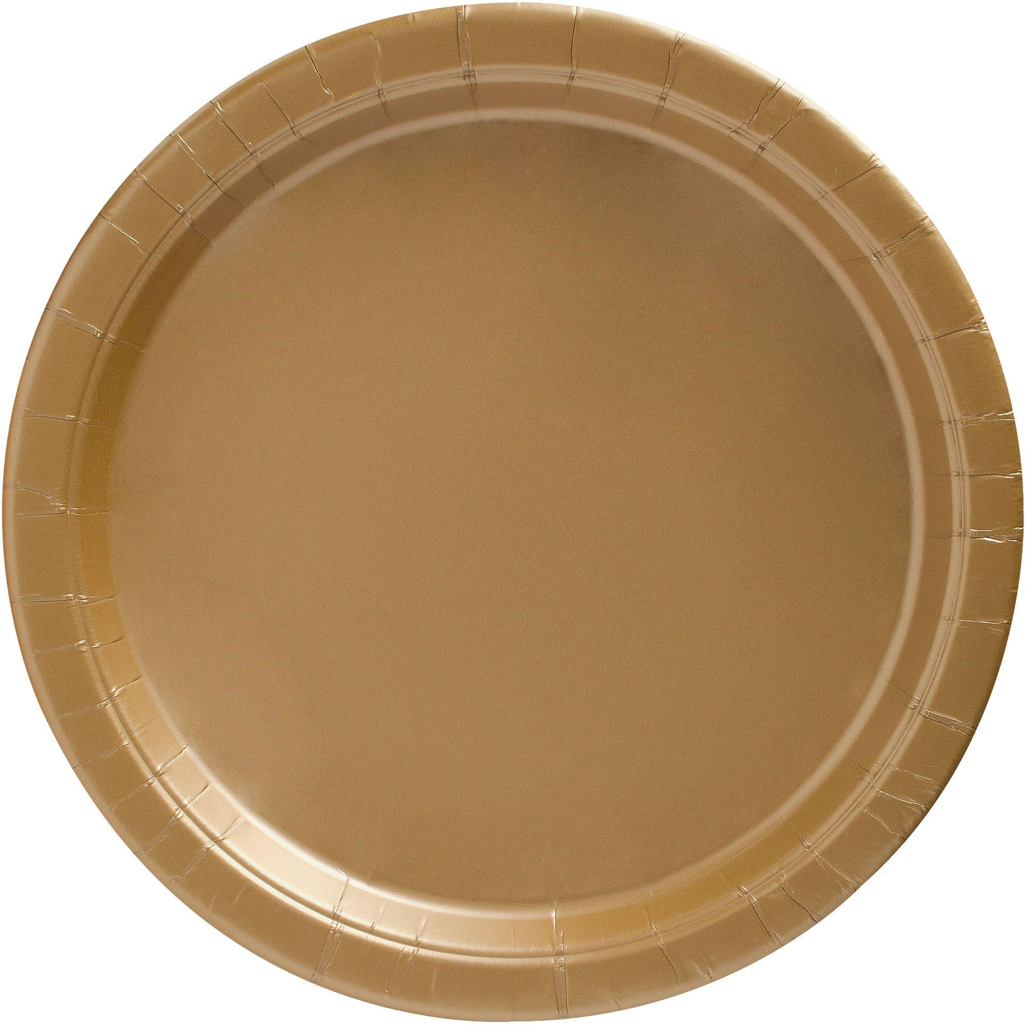 Extra Sturdy Paper Dinner Plates. 10in. Assorted Colors. Multiple Counts - Image 18