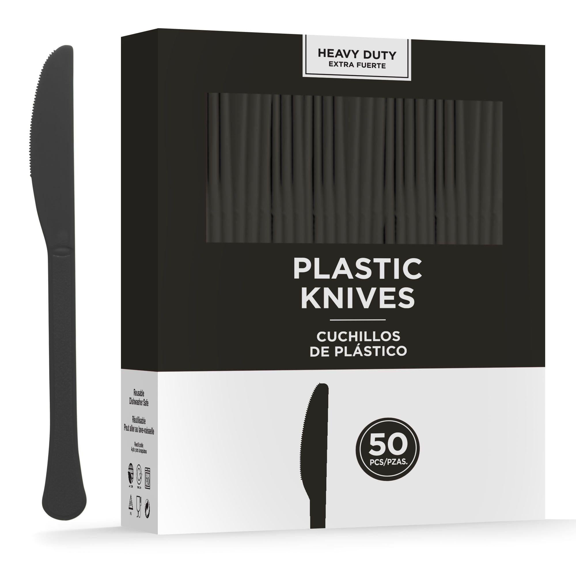 Premium Plastic Knives. Assorted Colors. Multiple Counts - Image 5