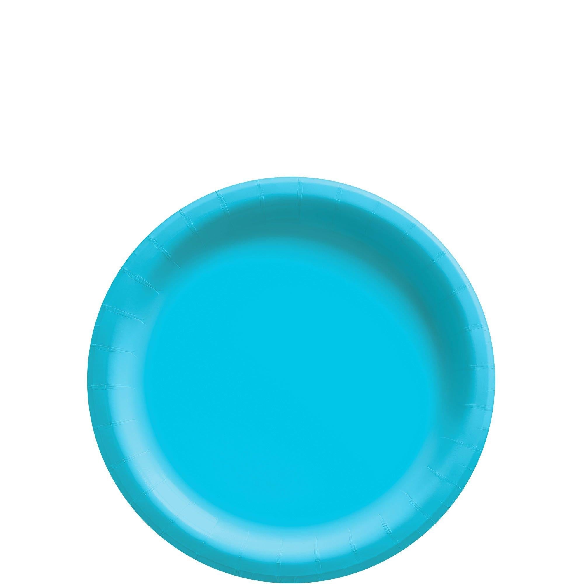 Extra Sturdy Paper Dessert Plates. 6.75in. Assorted Colors. Multiple Counts - Image 8