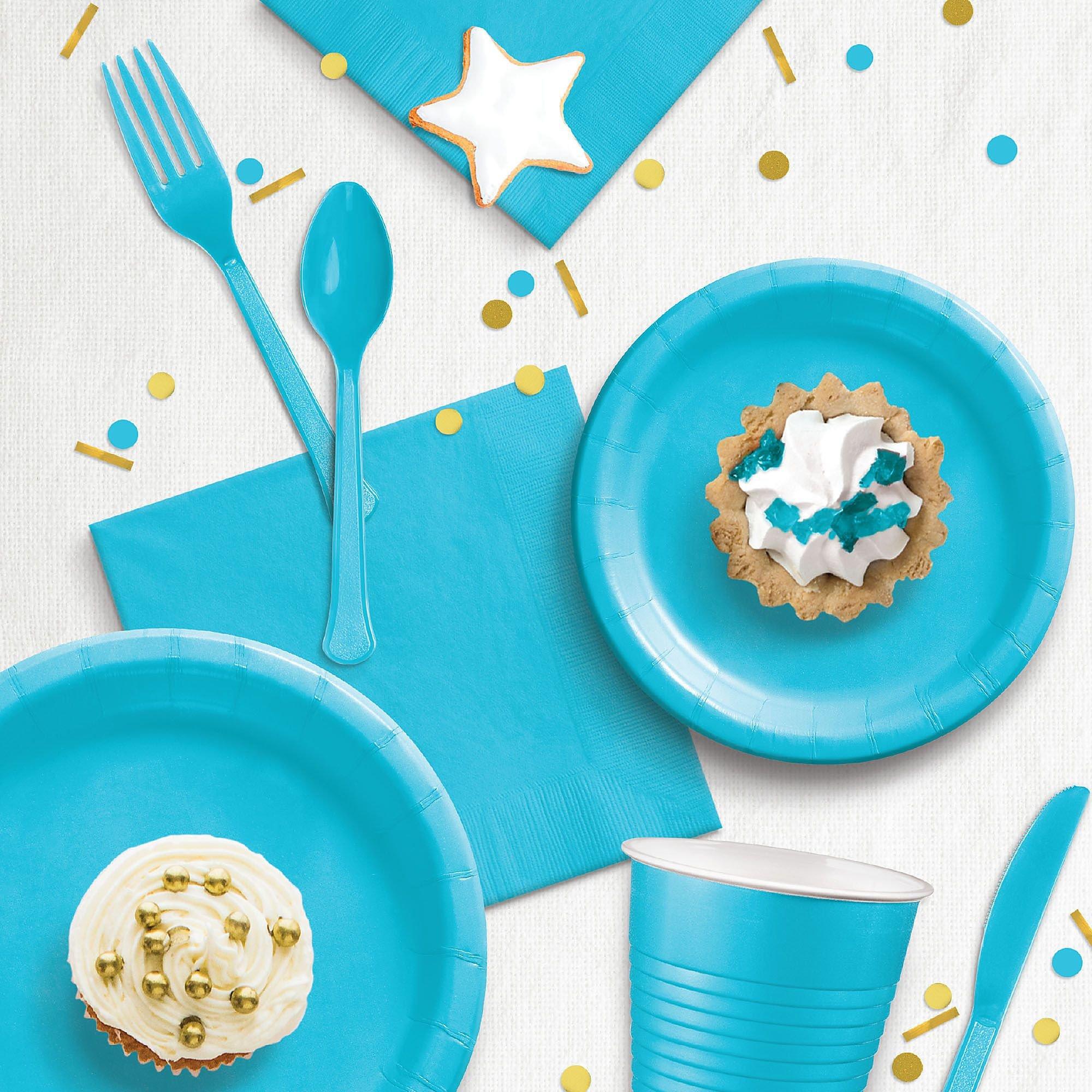 Extra Sturdy Paper Dessert Plates. 6.75in. Assorted Colors. Multiple Counts - Image 9