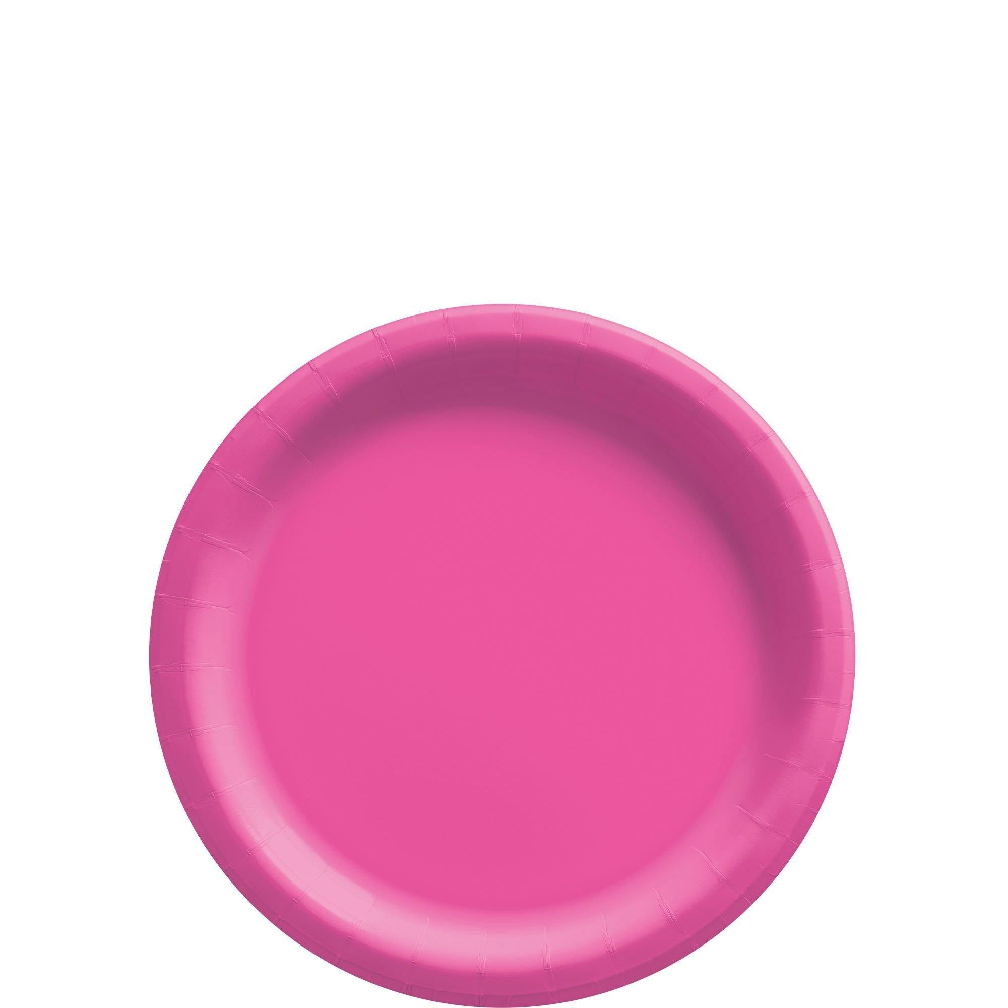 Extra Sturdy Paper Dessert Plates. 6.75in. Assorted Colors. Multiple Counts - Image 24