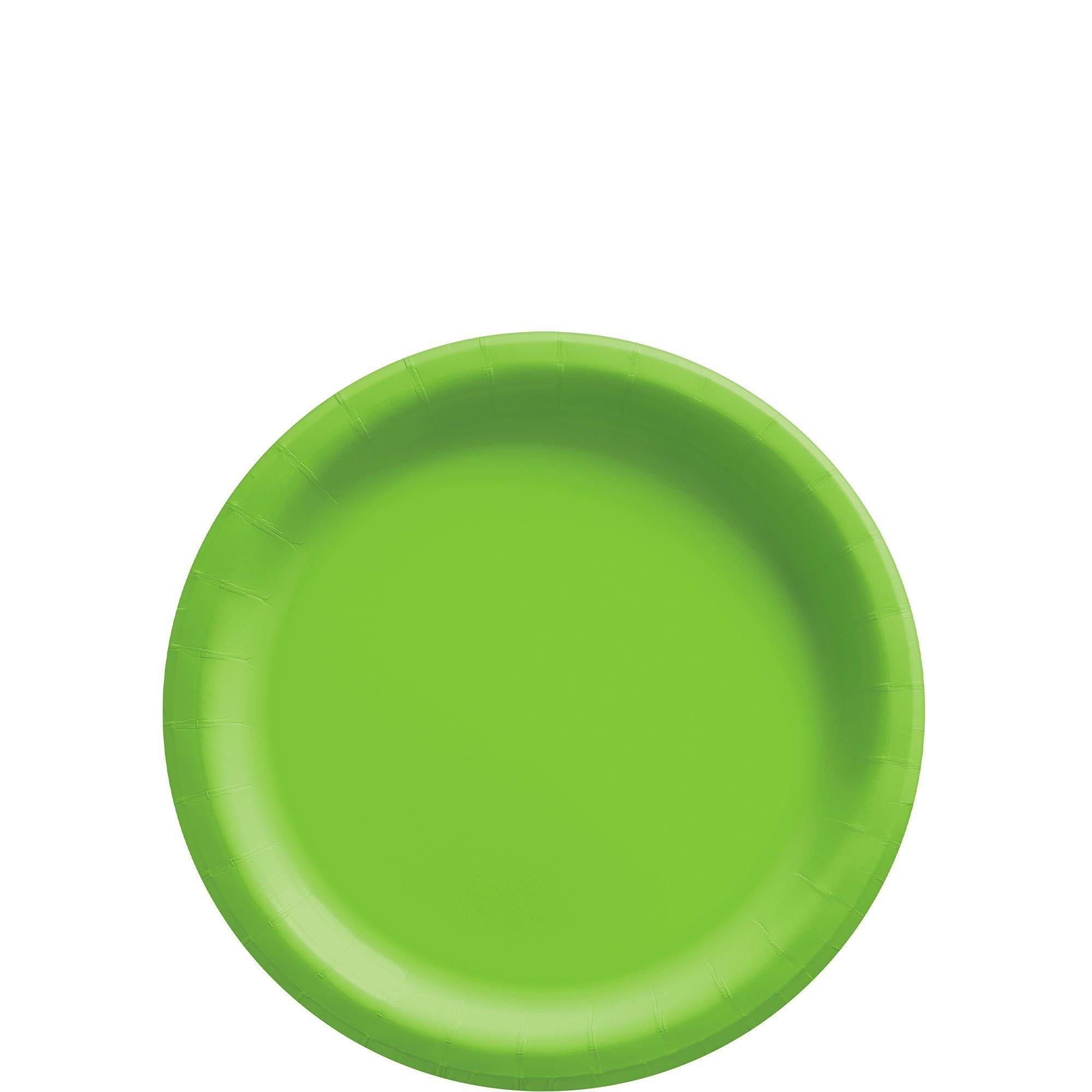 Extra Sturdy Paper Dessert Plates. 6.75in. Assorted Colors. Multiple Counts - Image 30