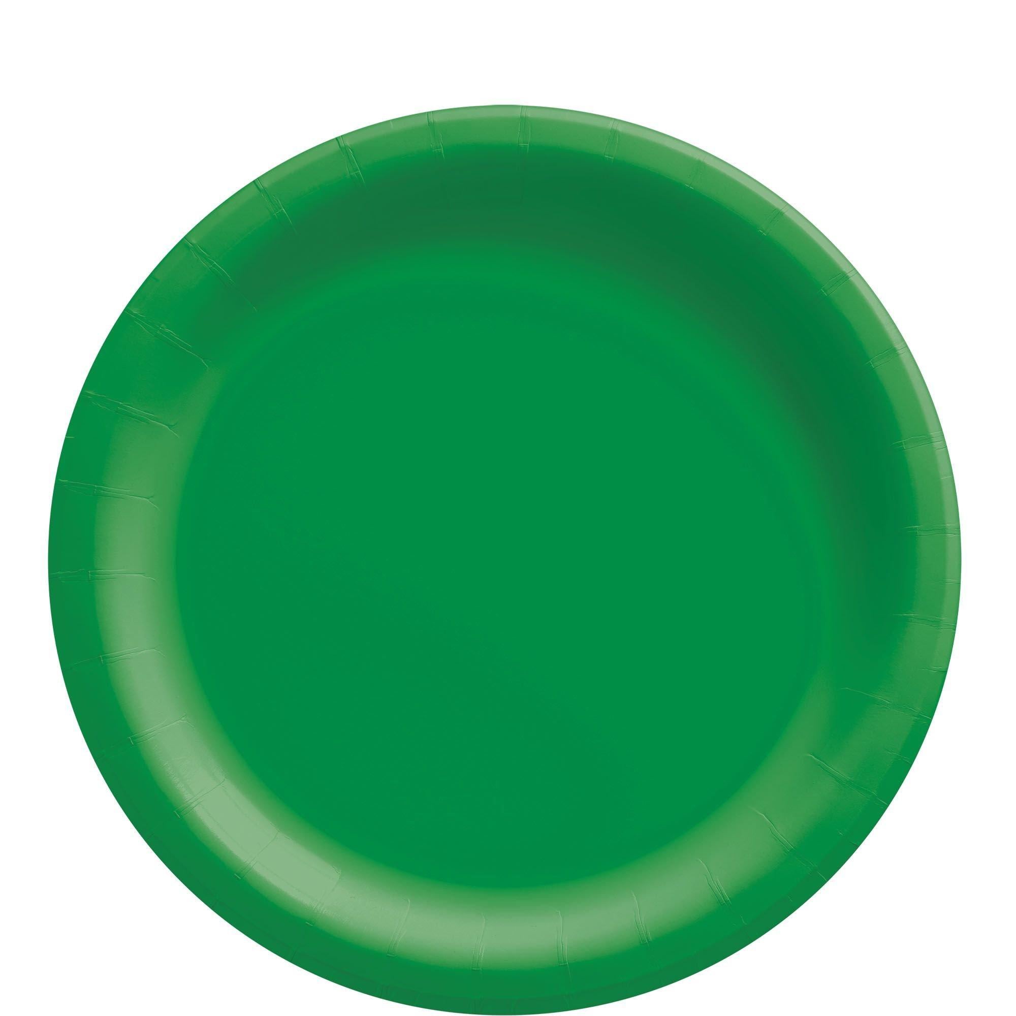 Extra Sturdy Paper Lunch Plates. 8.5in. Assorted Colors. Multiple Counts - Image 10