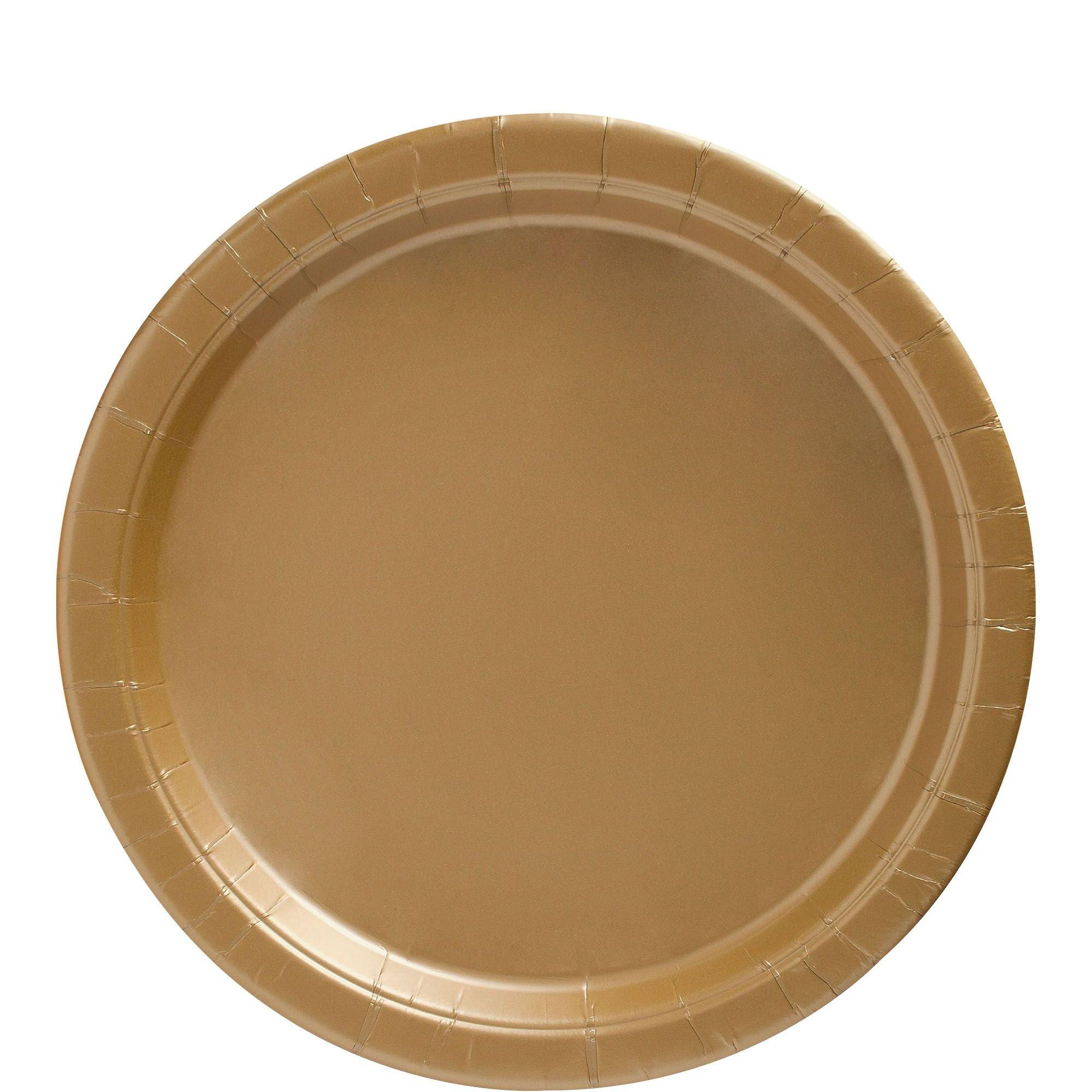 Extra Sturdy Paper Lunch Plates. 8.5in. Assorted Colors. Multiple Counts - Image 16