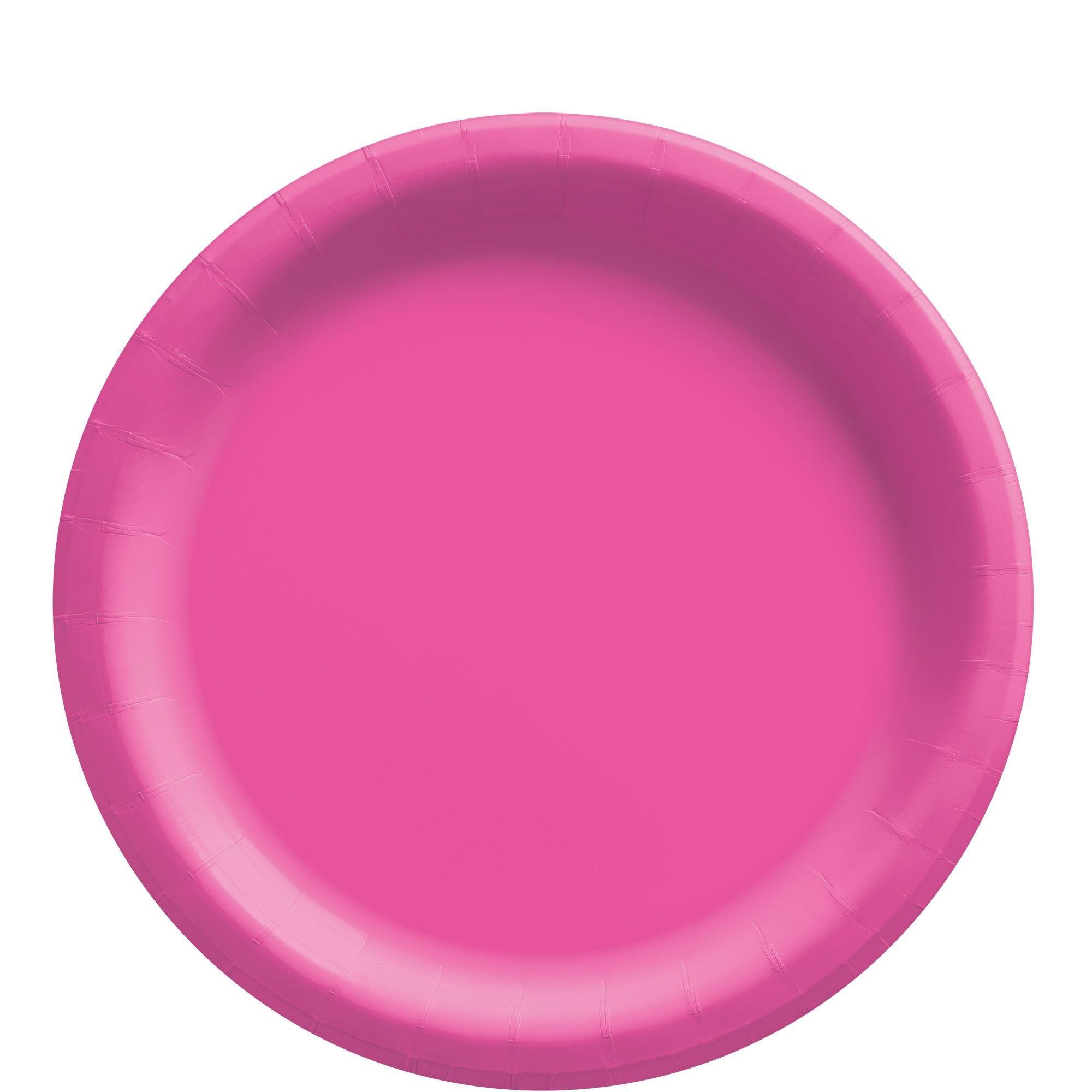 Extra Sturdy Paper Lunch Plates. 8.5in. Assorted Colors. Multiple Counts - Image 18