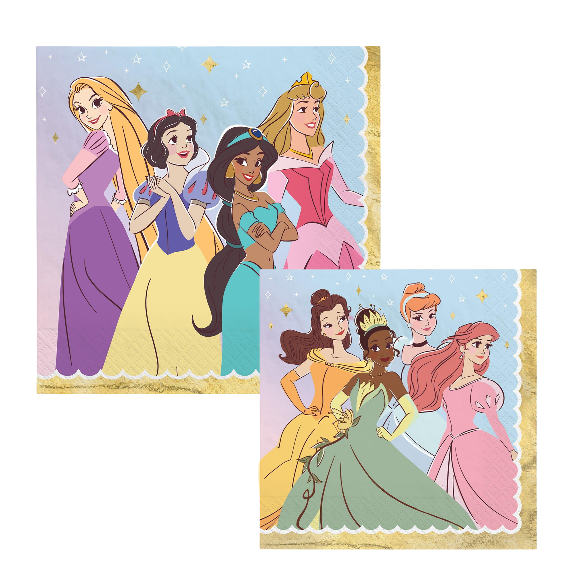 Disney Princess Once Upon A Time Napkins. 16ct. Assorted Options