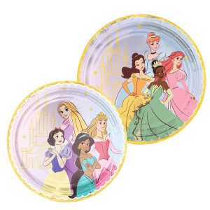 Disney Princess Once Upon A Time Paper Plates. 8ct. Assorted Options