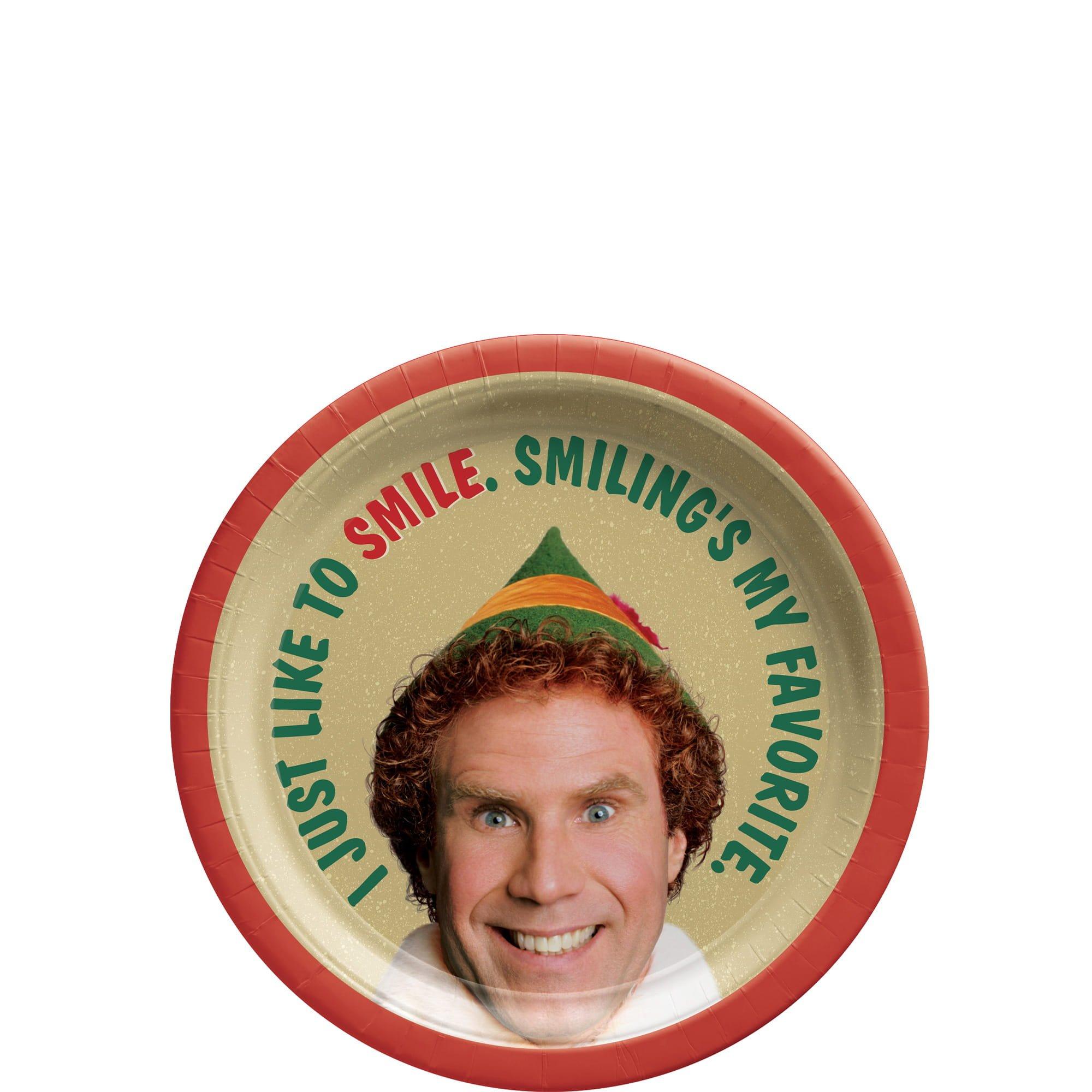 Elf Holiday Plates. 8ct (Lunch or Dessert). Assorted Options - Image 3