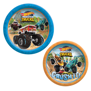 Hot Wheels Monster Trucks Paper Plates 8ct. Assorted Options