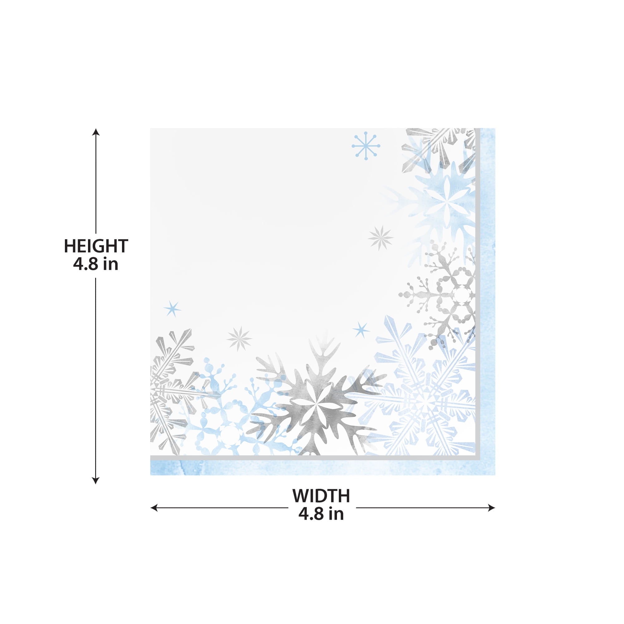 Snowlace Napkins. 16ct (Lunch or Beverage). Assorted Options - Image 5