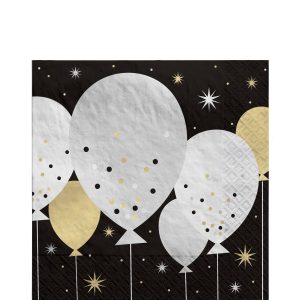 Midnight Cheer NYE Napkin. Assorted Options