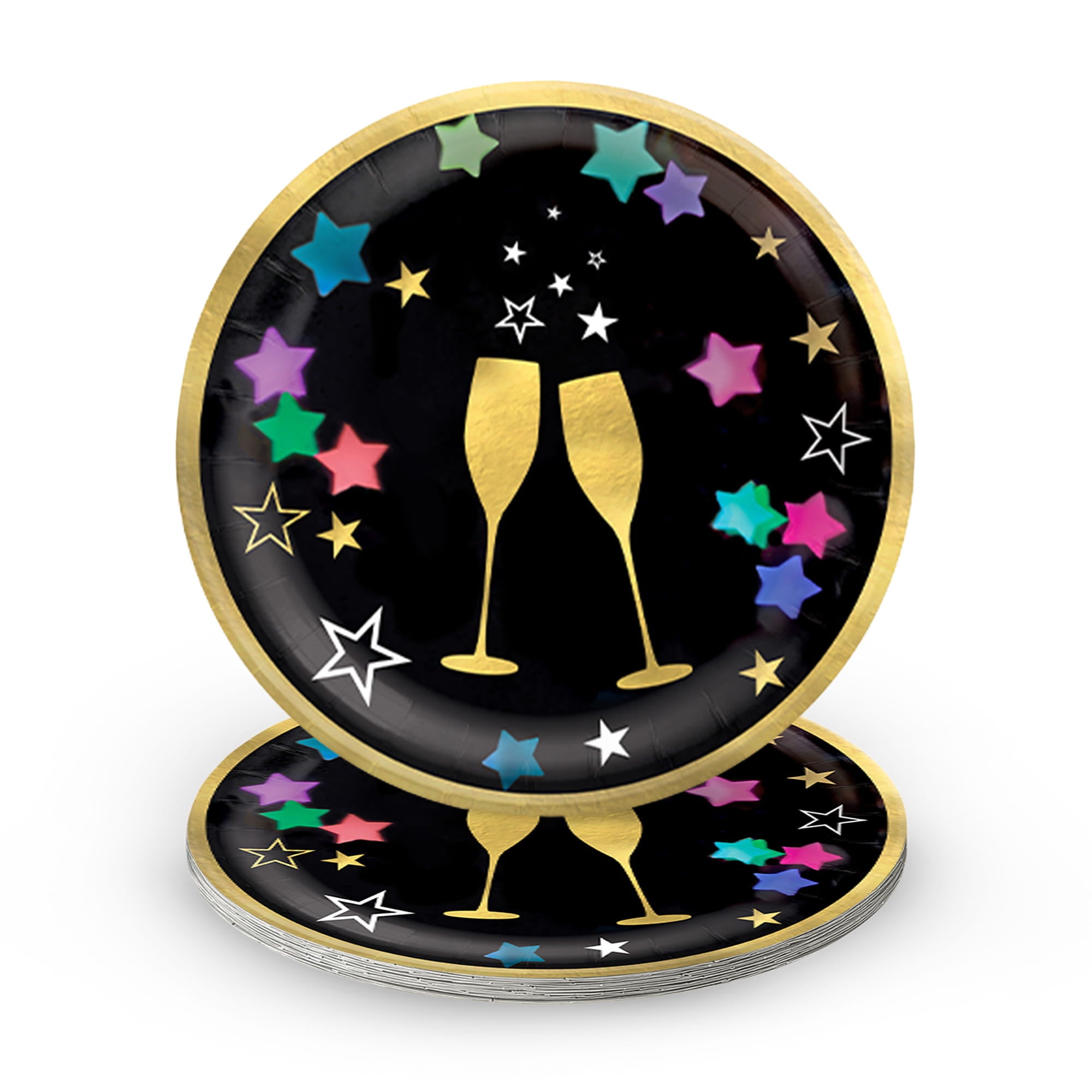 Starlight NYE Dessert Plate. 8ct. Assorted Options - Image 4