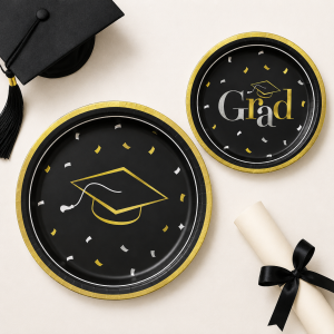 Class Dismissed Paper Plates. 8ct. Assorted Options