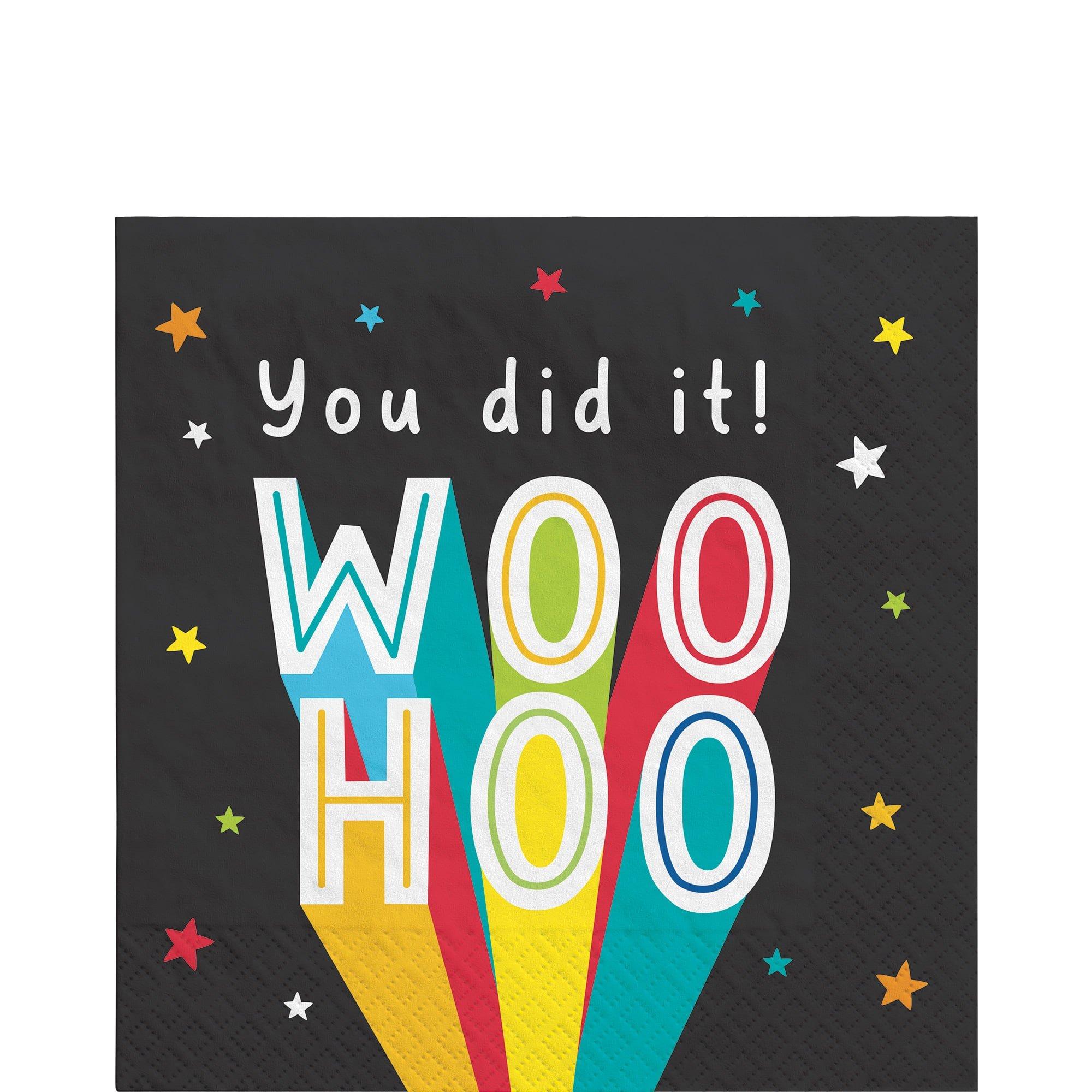 Grad Fun Paper Lunch Napkins. 16ct. Assorted Options - Image 2