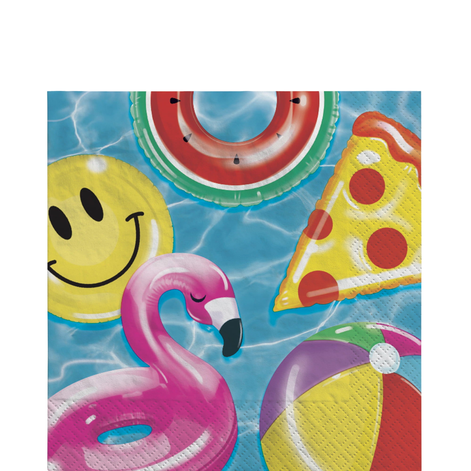 Cool Pool Party Paper Lunch Napkins. 6.5in. 16ct - Image 2