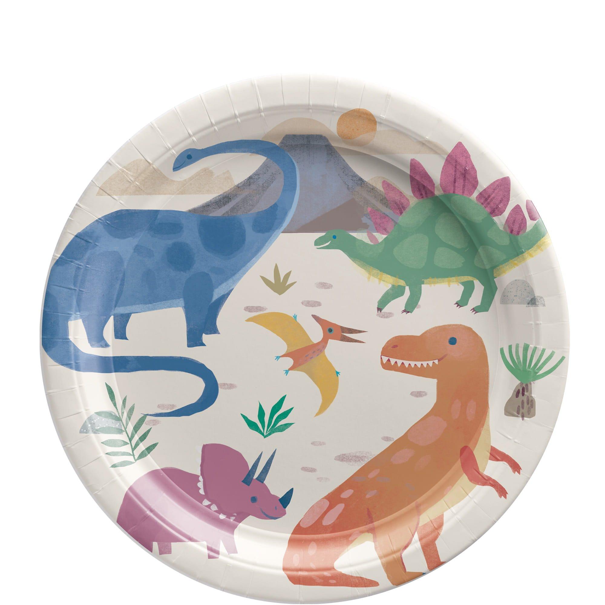 Diggin Dinos Paper Plate. 8ct. Assorted Options