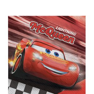 Cars 3 Beverage Napkins. 16ct. Assorted Options