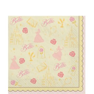 Disney Belle Once Upon A Time Lunch Napkins. 16ct. Assorted Options