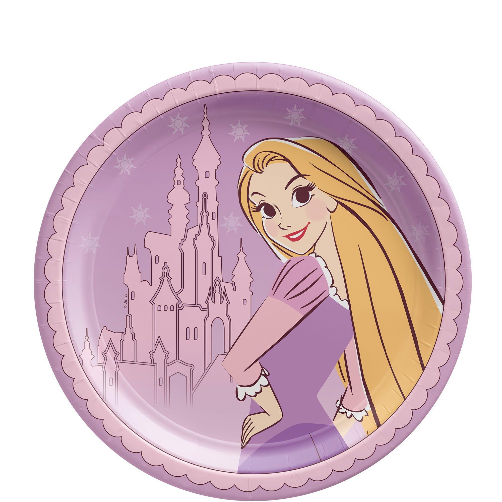 Disney Rapunzel Once Upon A Time Paper Lunch Plate. 8ct. Assorted Options - Image 2