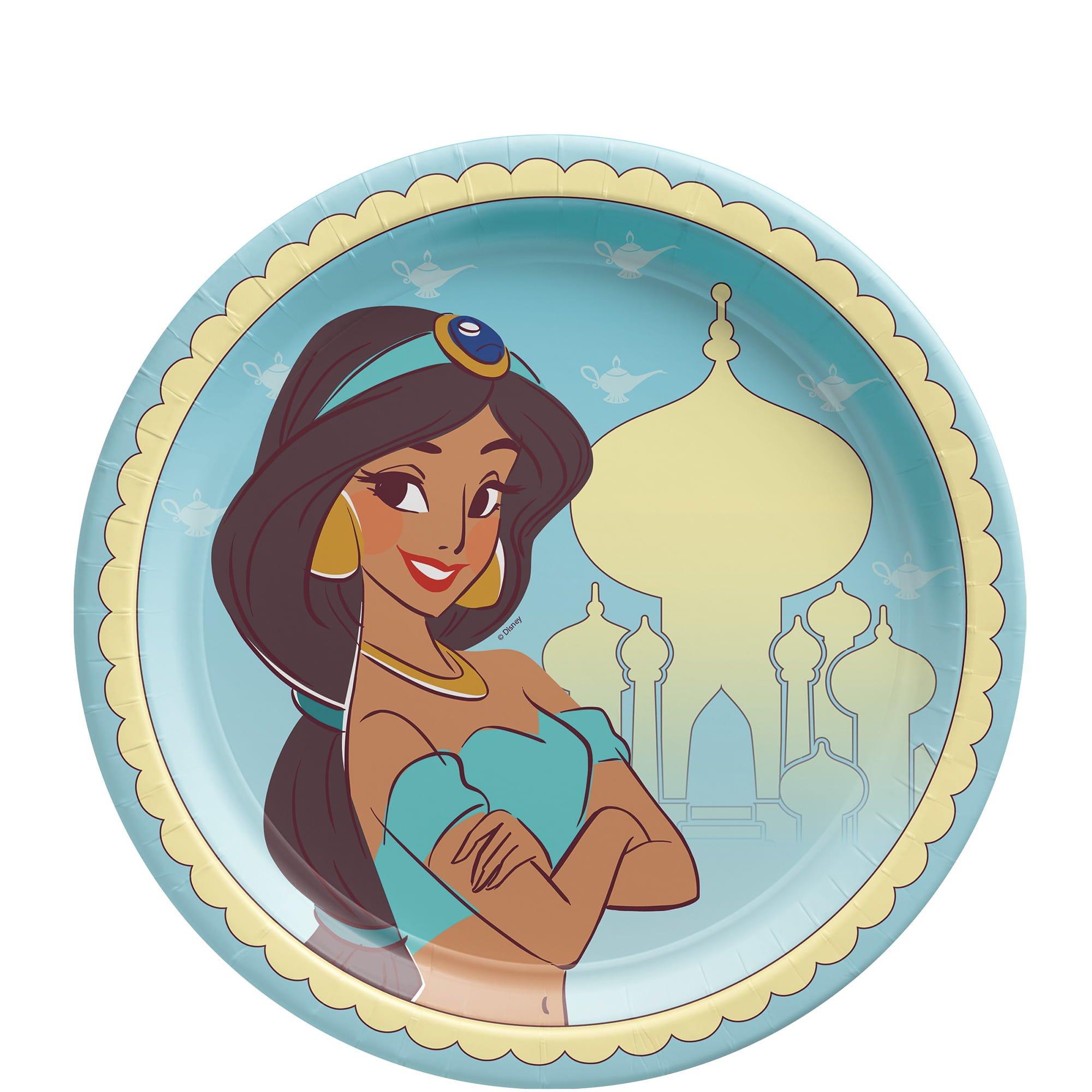 Disney Jasmine Once Upon A Time Paper Lunch Plate. 8ct. Assorted Options - Image 2