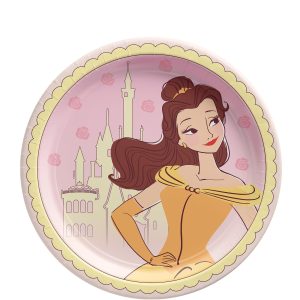 Disney Belle Once Upon A Time Paper Lunch Plate. 8ct. Assorted Options