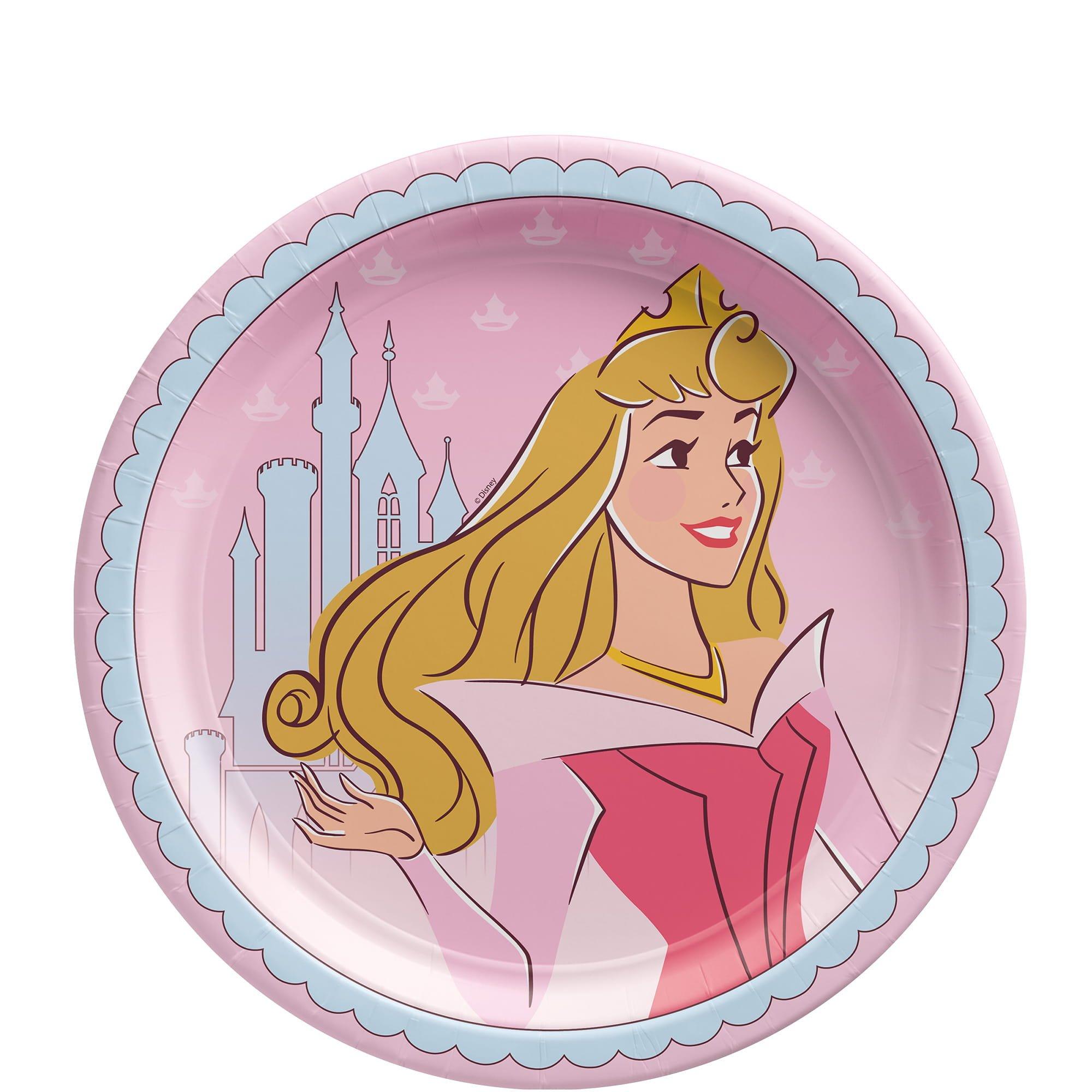 Disney Aurora Once Upon A Time Paper Lunch Plate. 8ct. Assorted Options - Image 2