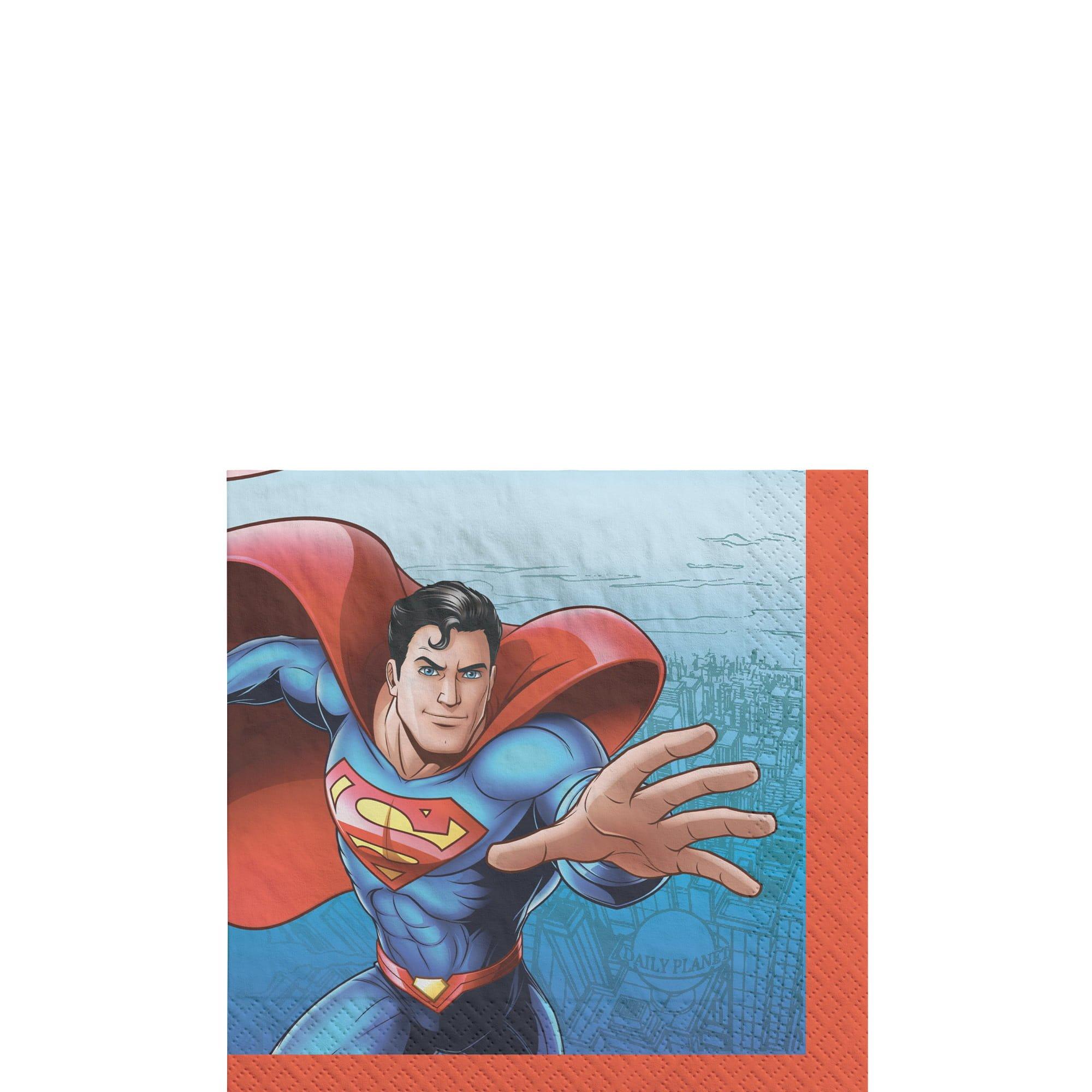 Superman Beverage Napkins. 16ct. Assorted Options - Image 2