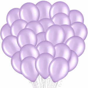 Lavender Latex Balloons. 11in. 100ct