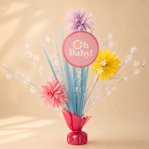 Little Daisy Baby Shower Spray Centerpiece. 18in