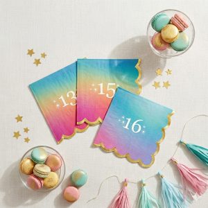 Digital Dream Beverage Napkins. 16ct. Ages