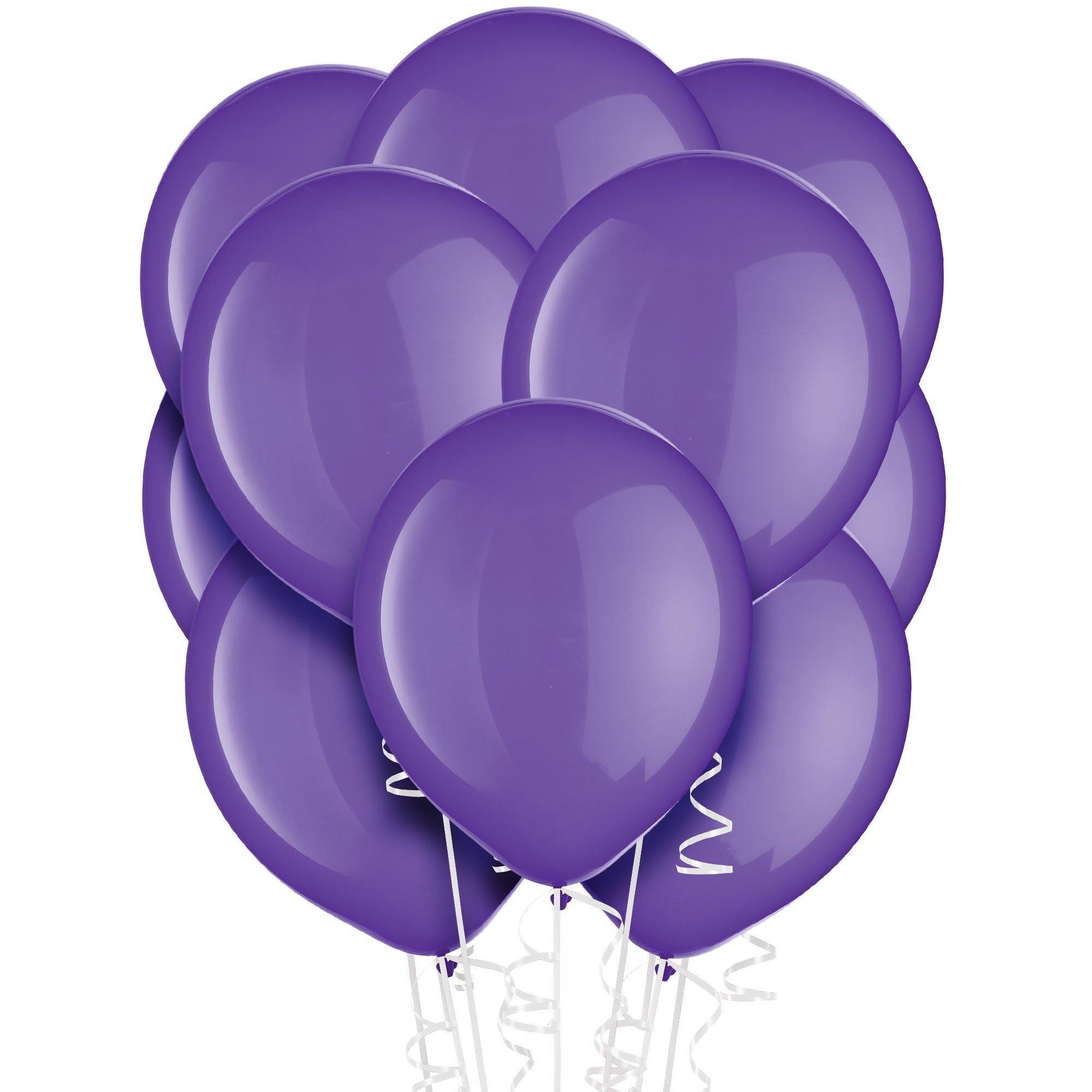 Purple Latex Balloons. Assorted Options - Image 3